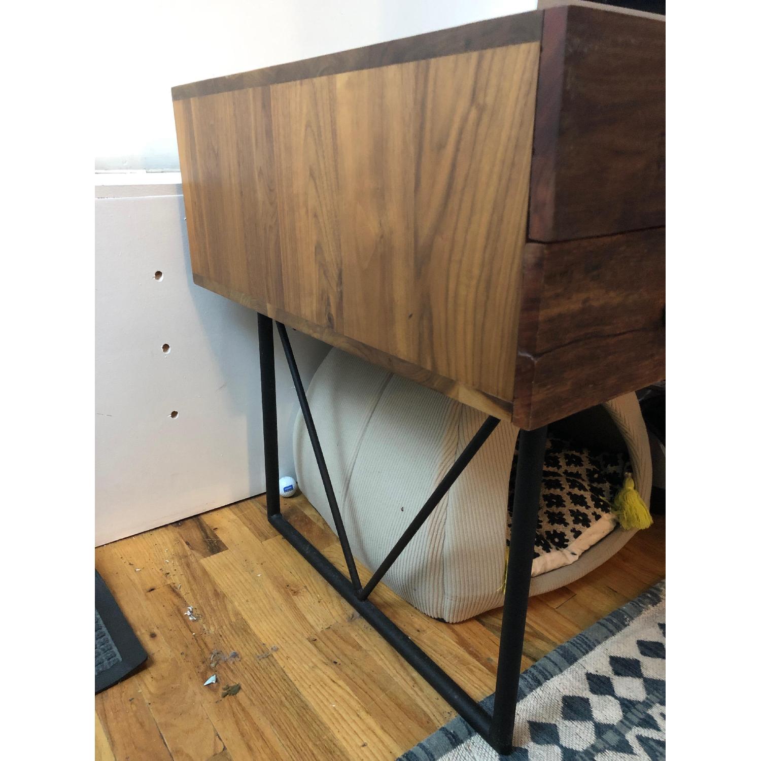 Crate & Barrel Reclaimed Wood Office Desk - image-3