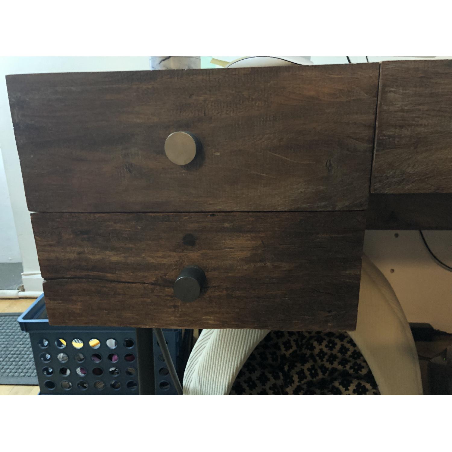 Crate & Barrel Reclaimed Wood Office Desk - image-6