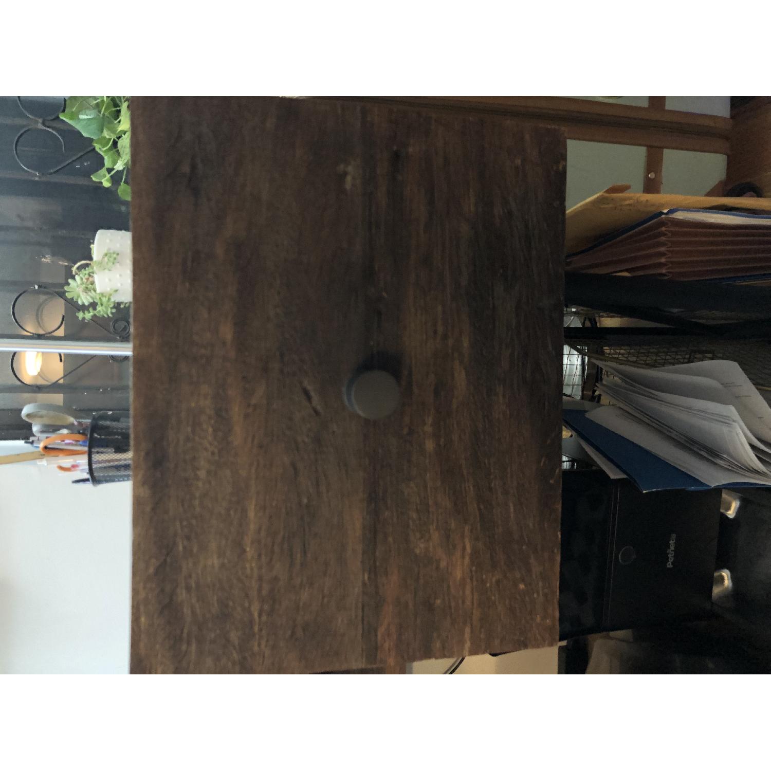 Crate & Barrel Reclaimed Wood Office Desk - image-7