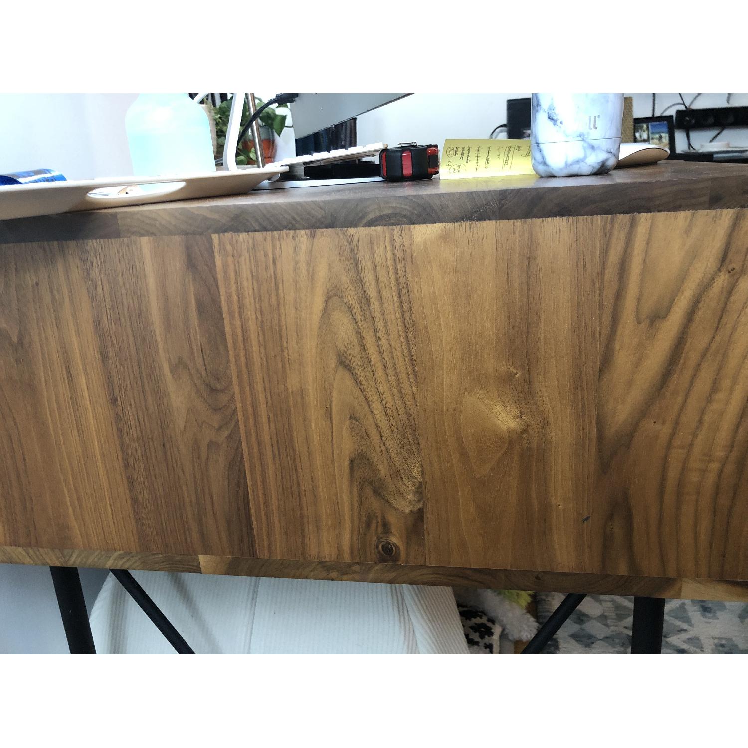 Crate & Barrel Reclaimed Wood Office Desk - image-8