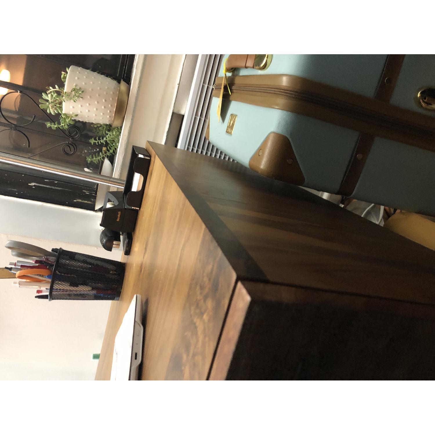 Crate & Barrel Reclaimed Wood Office Desk - image-9