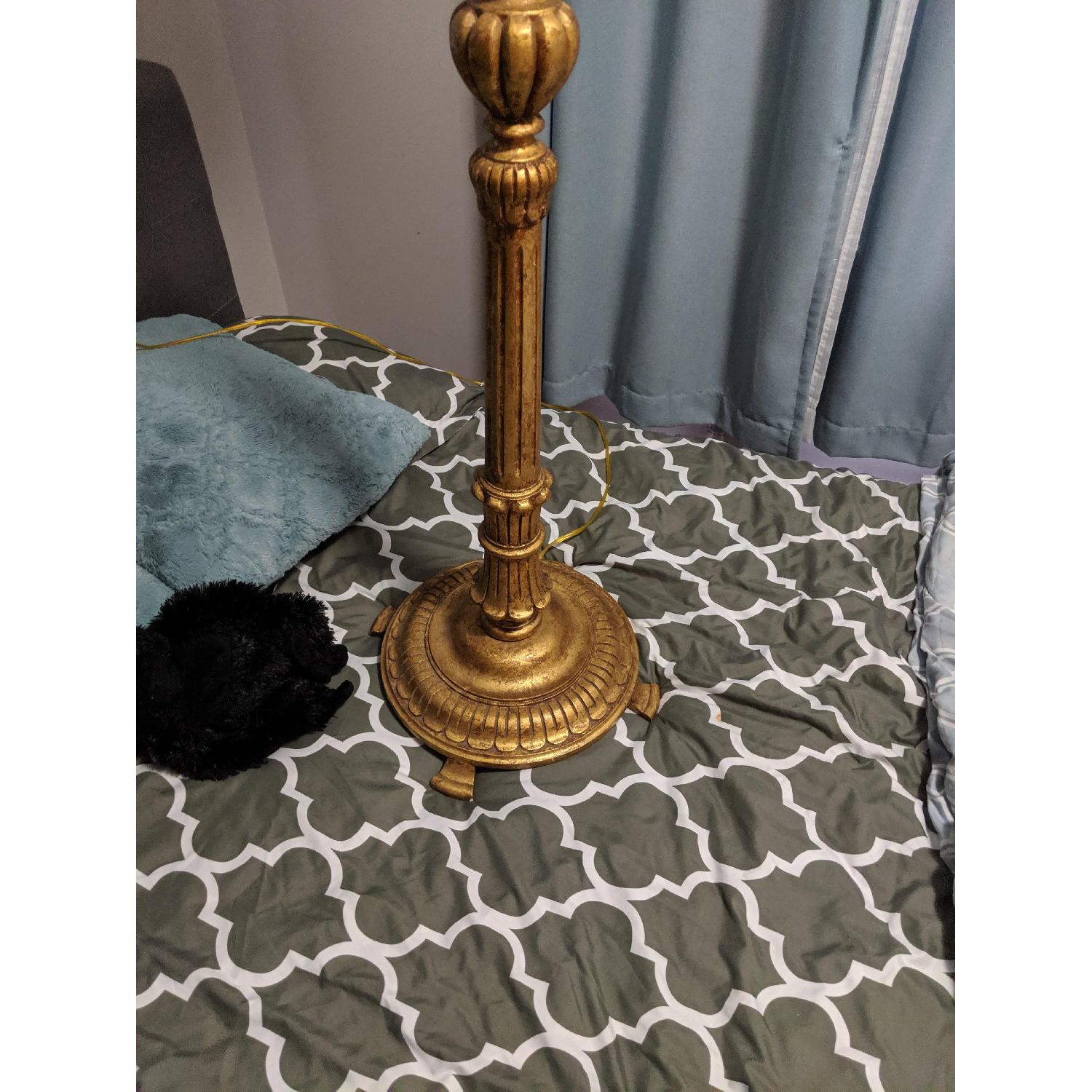 Gold-Finish Floor Lamp - image-3