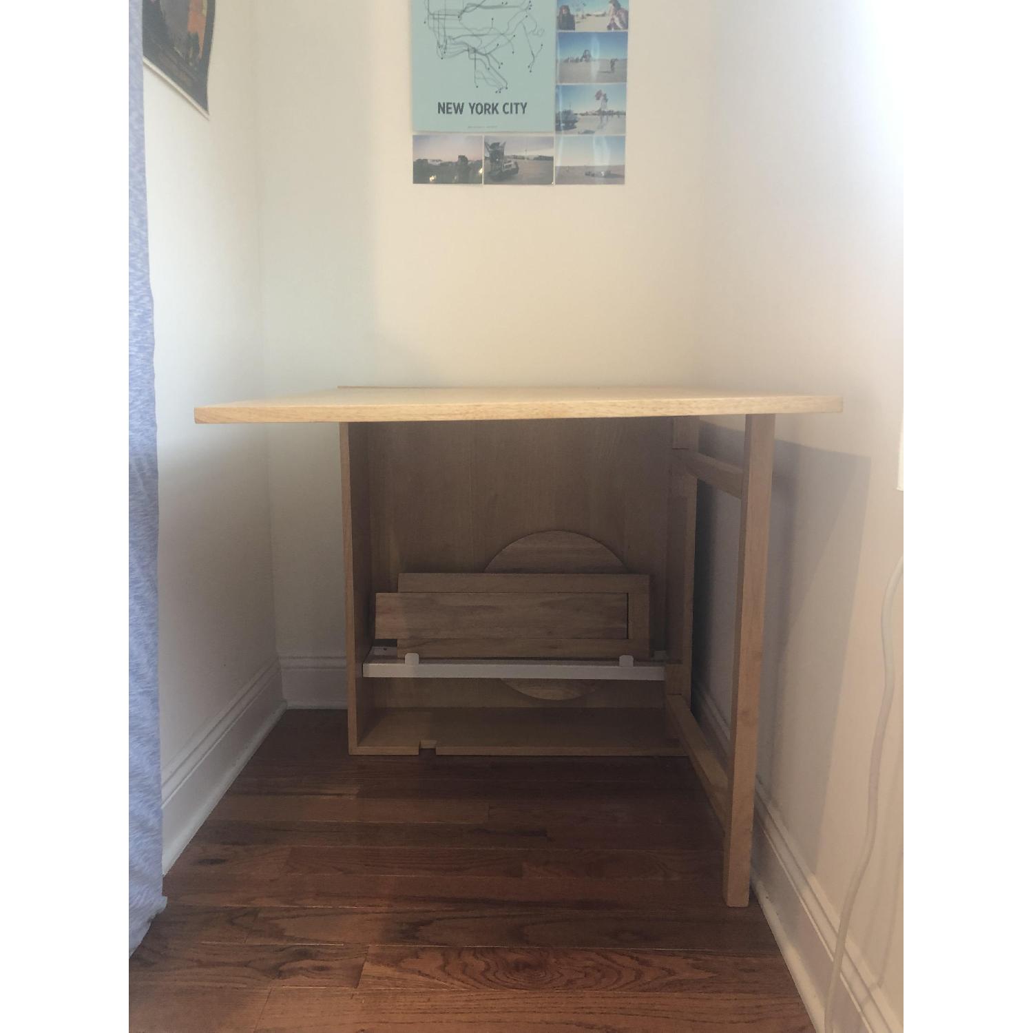 Urban Outfitters Folding Table w/ 2 Stools - image-2