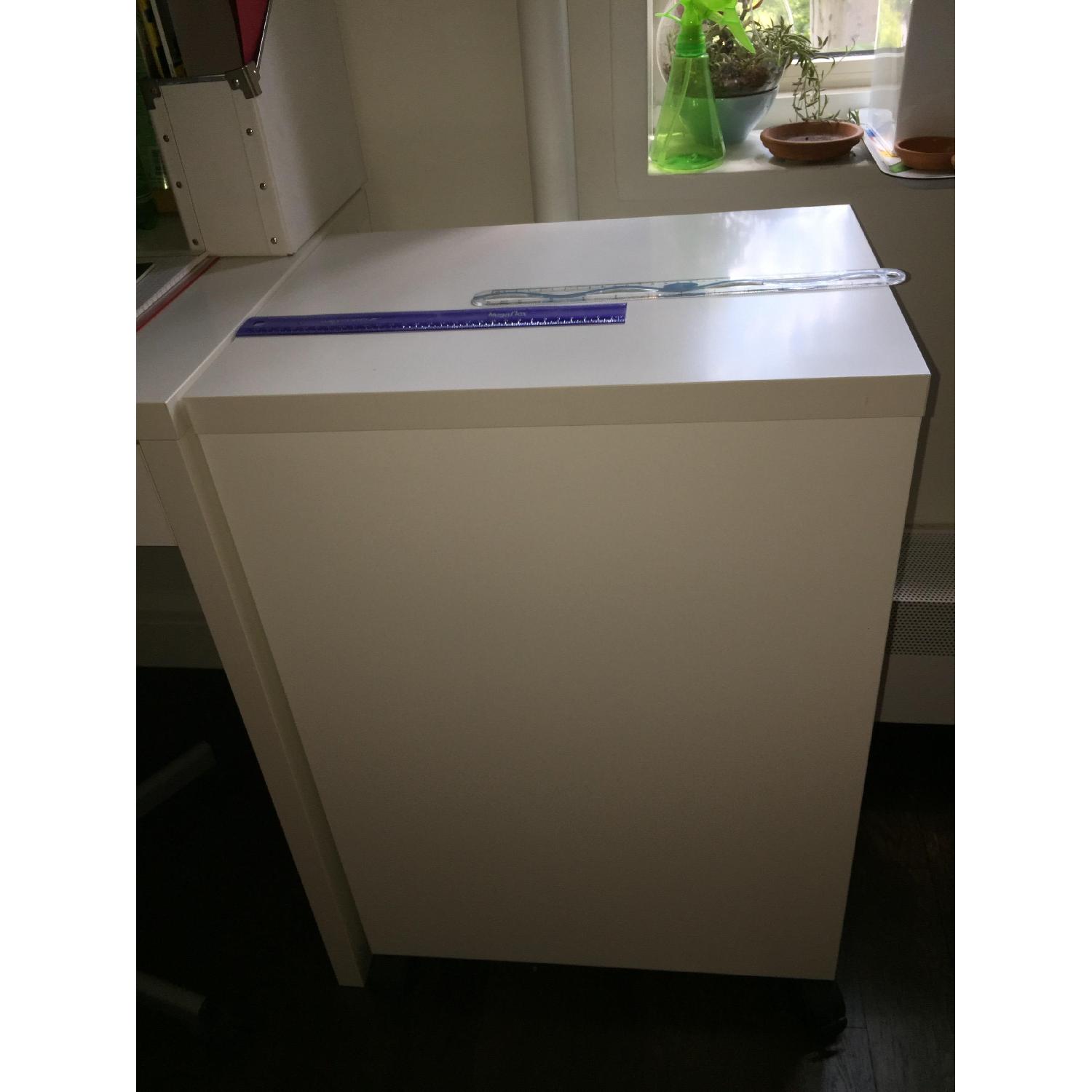 Ikea Micke White Filing Unit - image-2