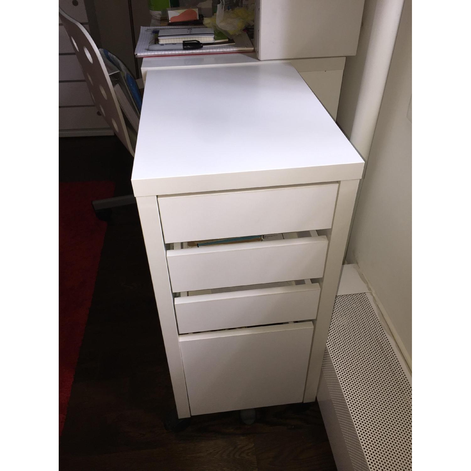 Ikea Micke White Filing Unit - image-3