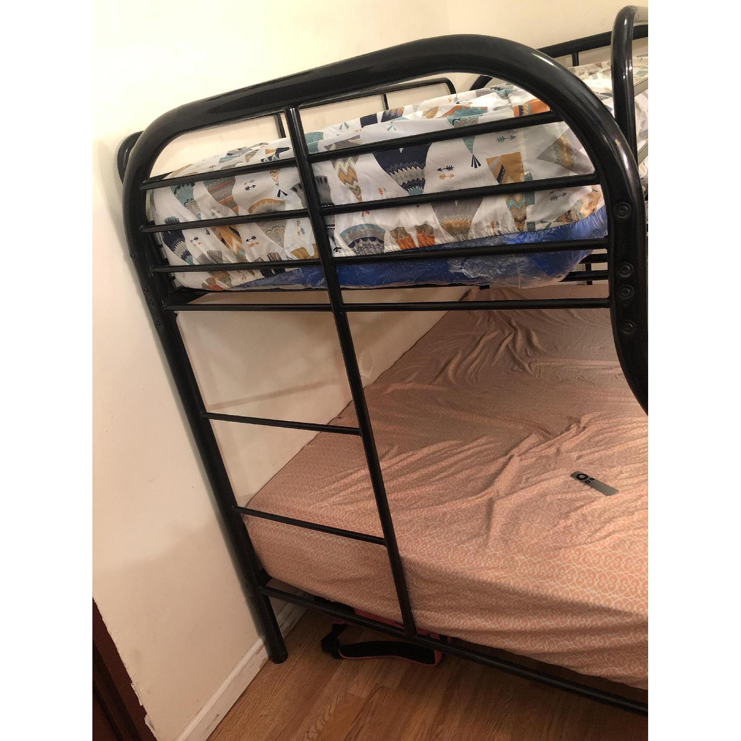 Home Place Furniture NYC Twin over Full Black Bunk Bed - image-3