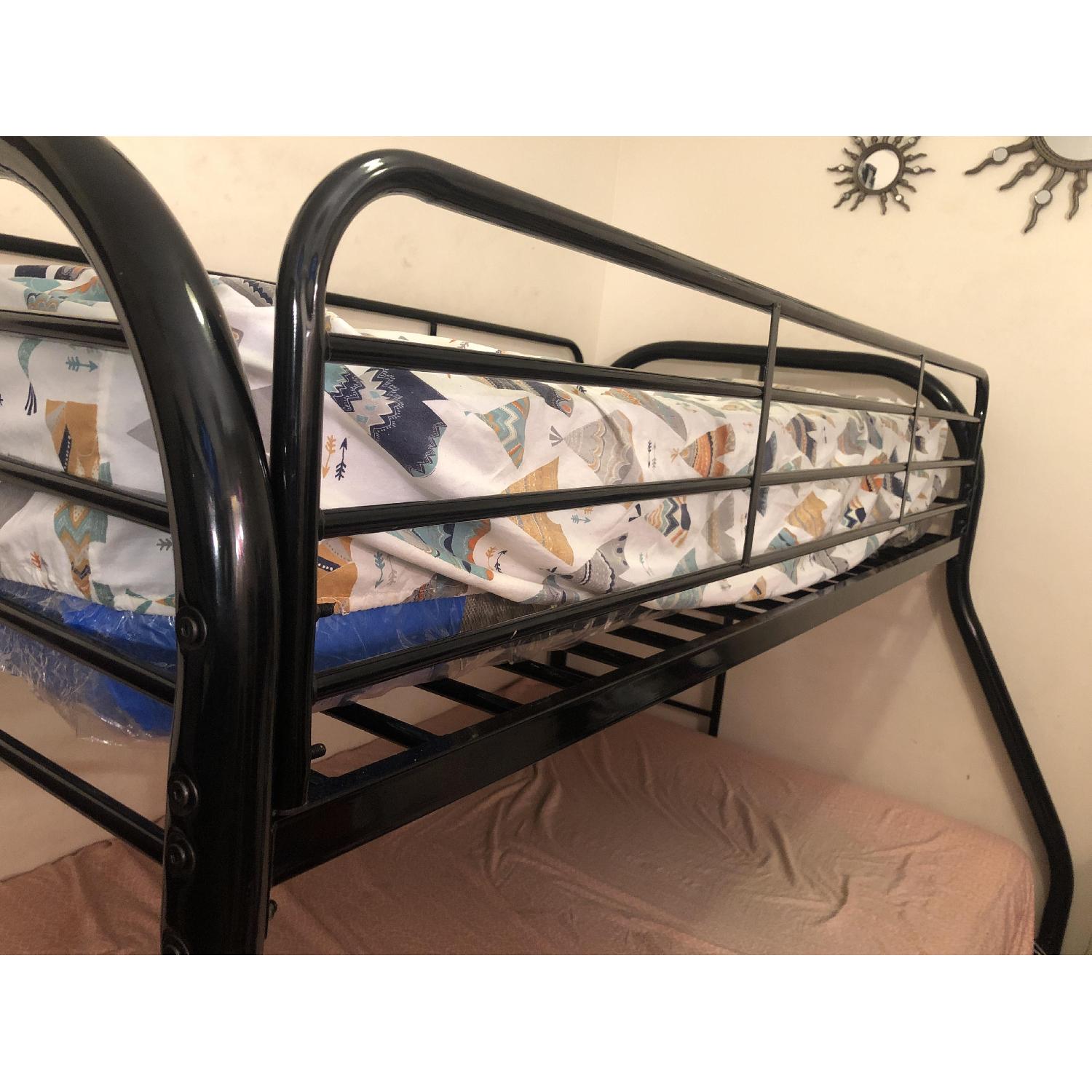 Home Place Furniture NYC Twin over Full Black Bunk Bed - image-5