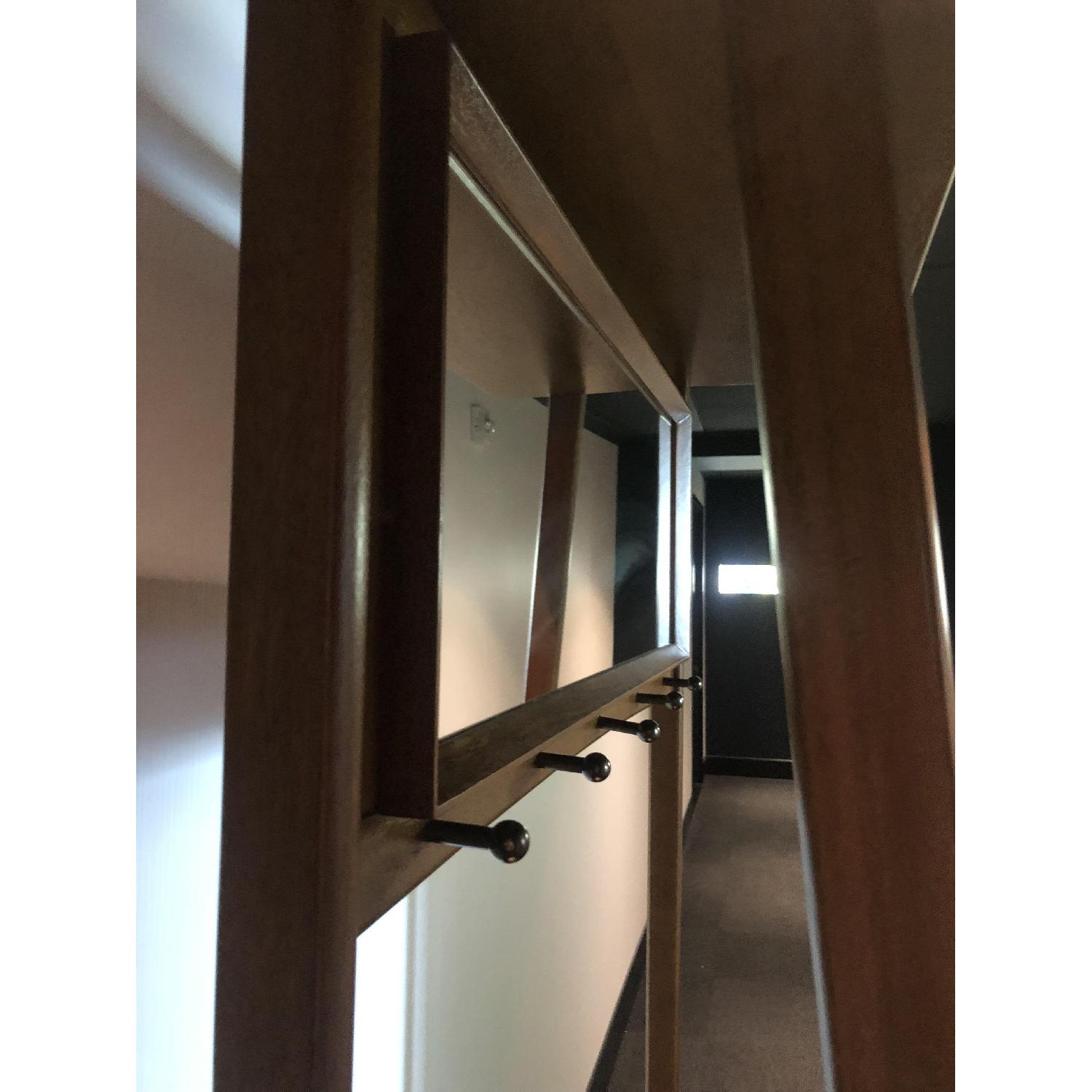 West Elm Mid Century Hallway Bench w/ Drawers & Shelf - image-4