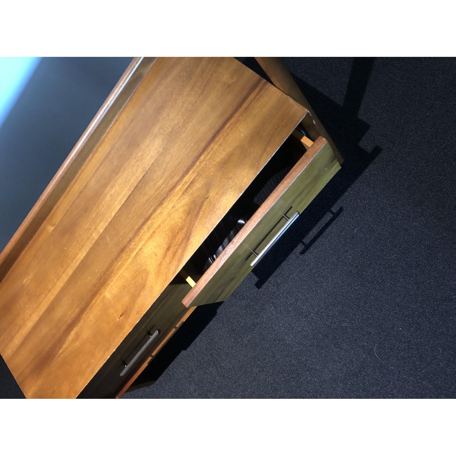 West Elm Mid Century Hallway Bench w/ Drawers & Shelf - image-5