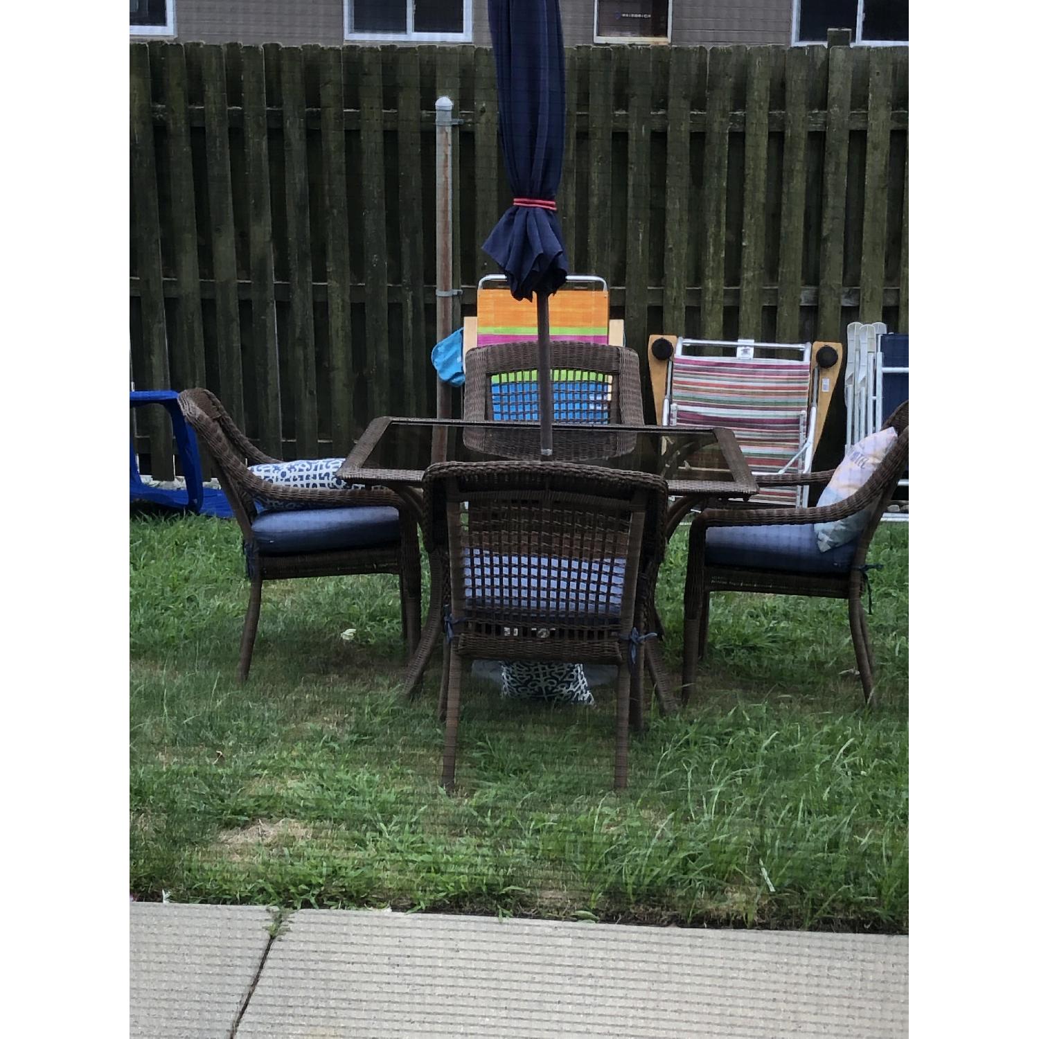 Hampton Bay 5-Piece Patio Wicker Dining Set - image-5