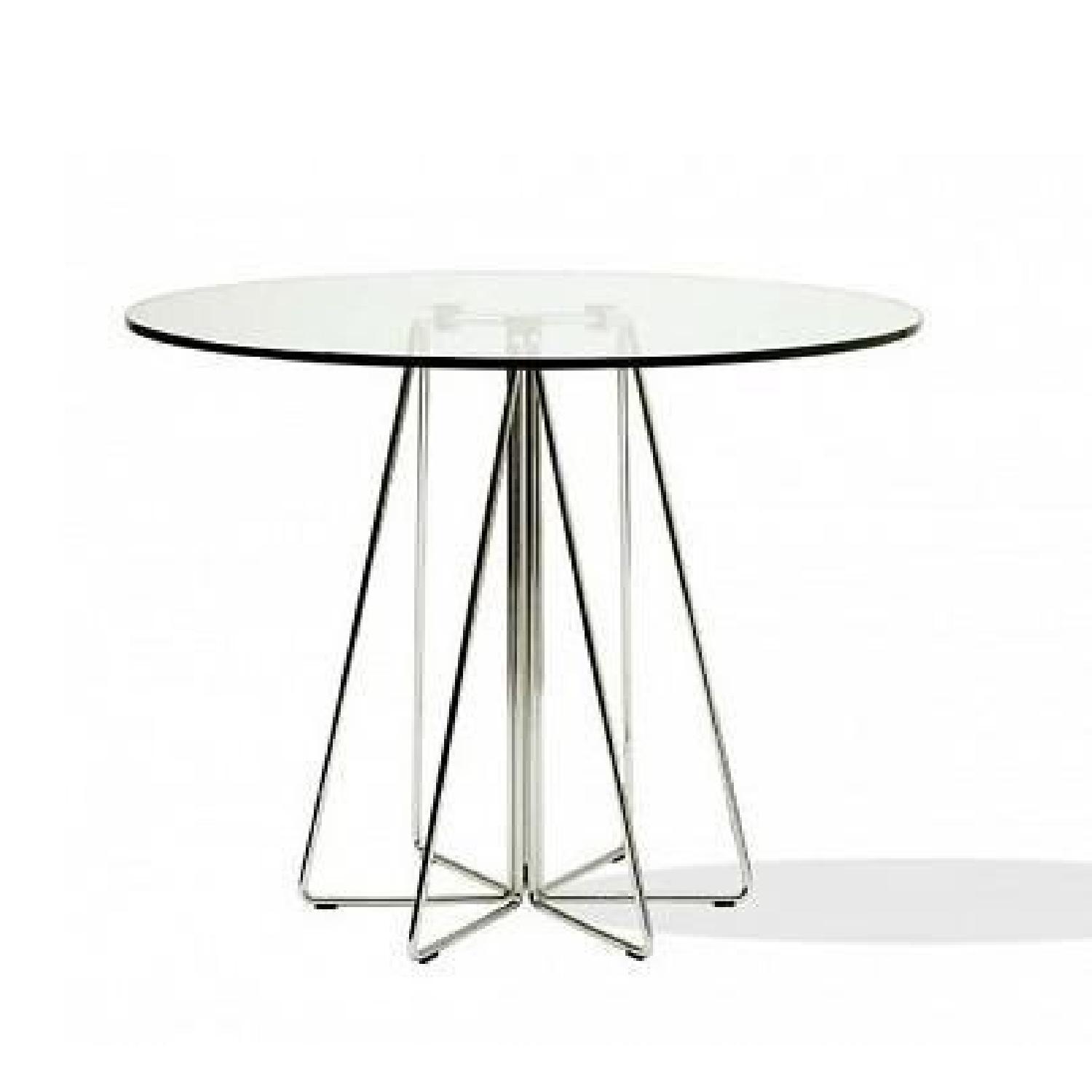 Knoll Glass Round Table AptDeco