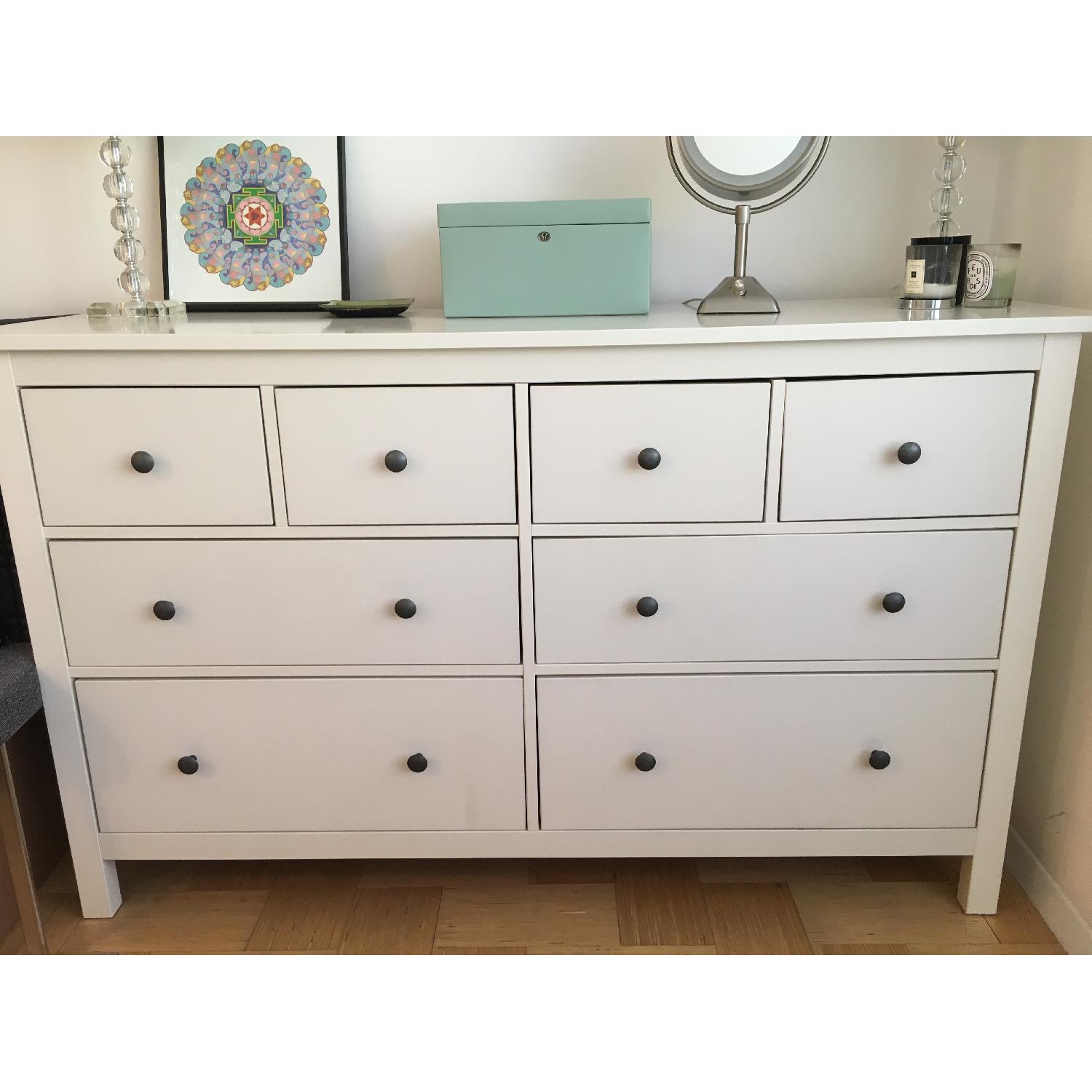 Ikea Hemnes 8Drawer Dresser in White AptDeco