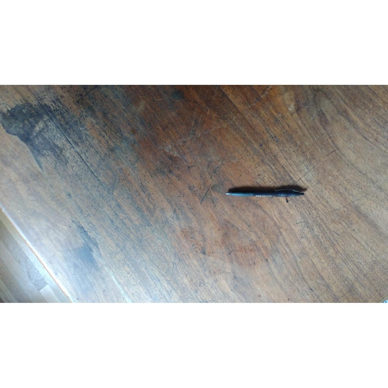 Antique Wood Dining Table - image-6