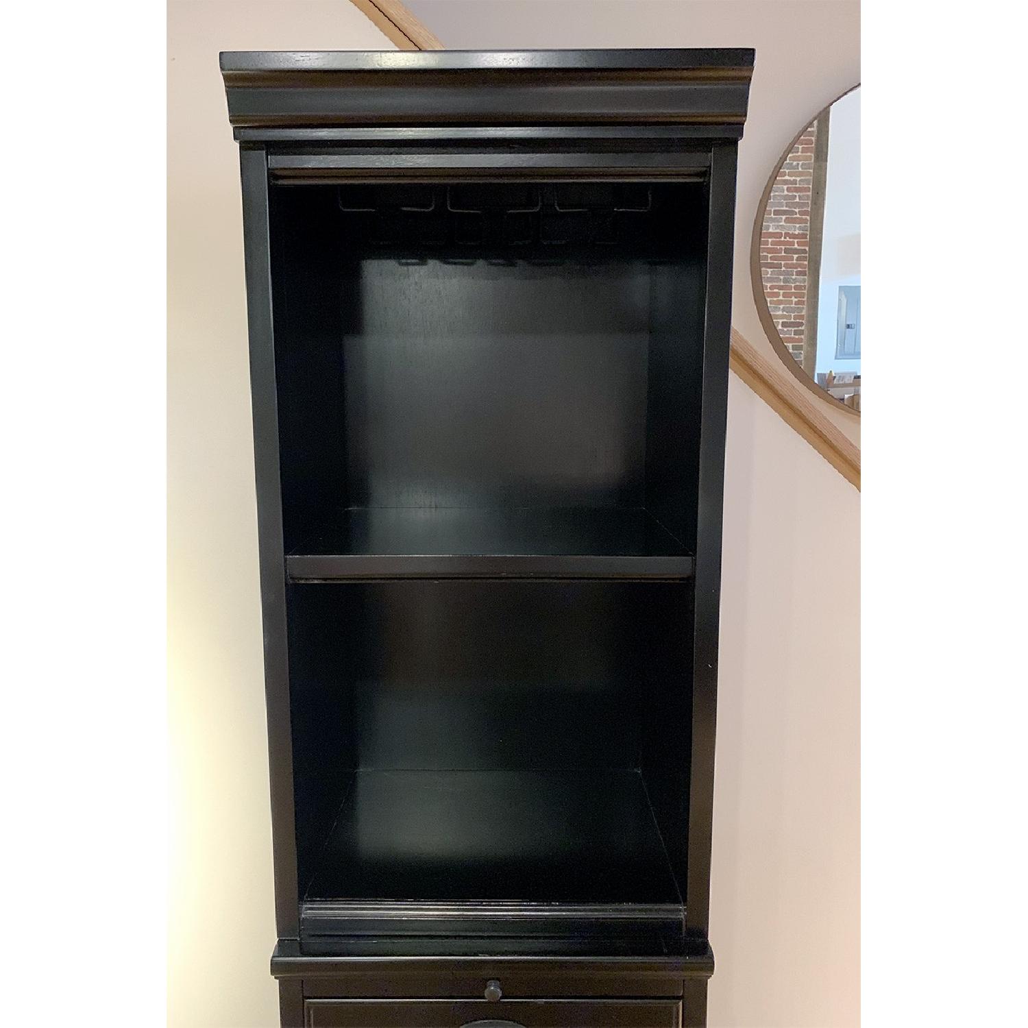 Pottery Barn Modular Bar w/ Wine Grid & Cabinet - image-11