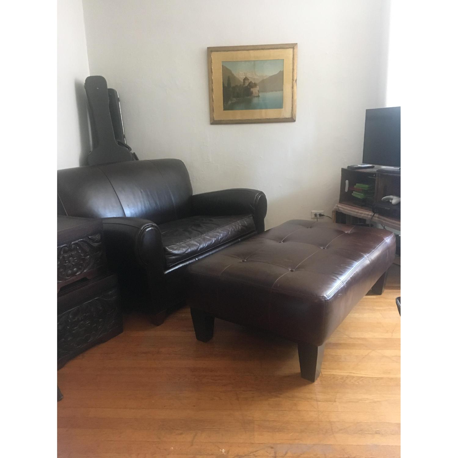 Pottery Barn Manhattan Loveseat - image-4