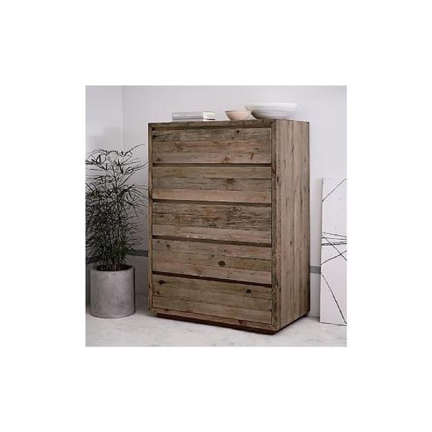 West Elm Sander 5-Drawer Dresser in Light Gray - image-5
