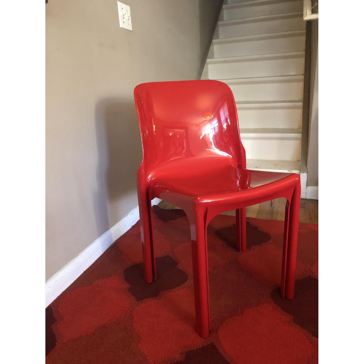 その他 Heller Selene Vico Magisteretti Italy Heller Selene Modern Dining Chairs - AptDeco