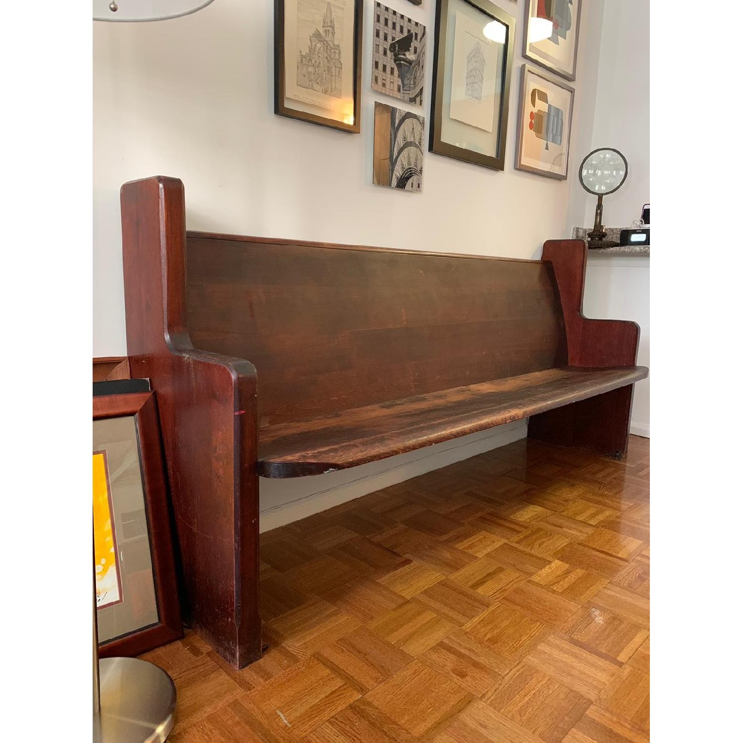 Antique Church Pew/Bench - image-2