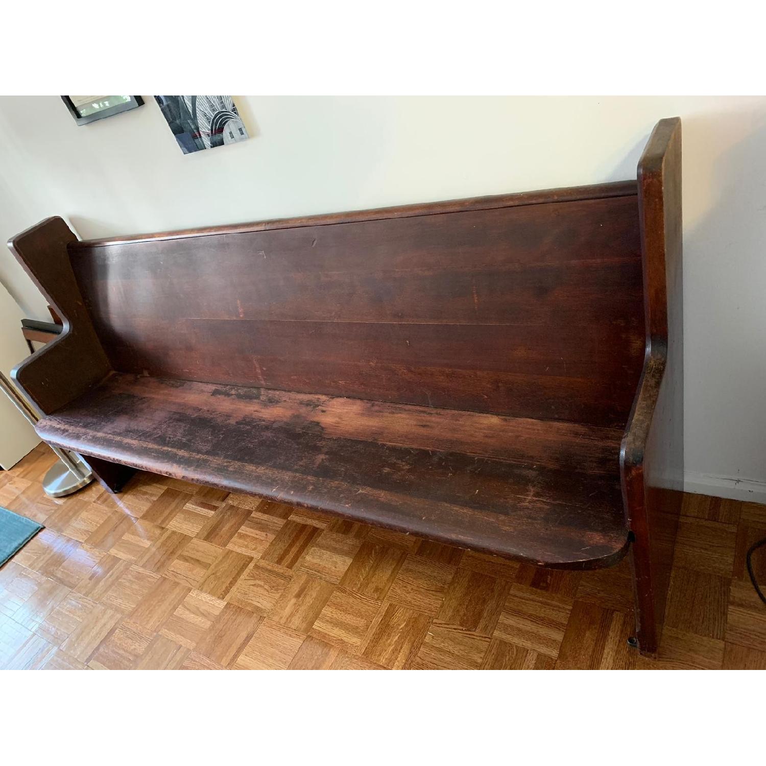 Antique Church Pew/Bench - image-3
