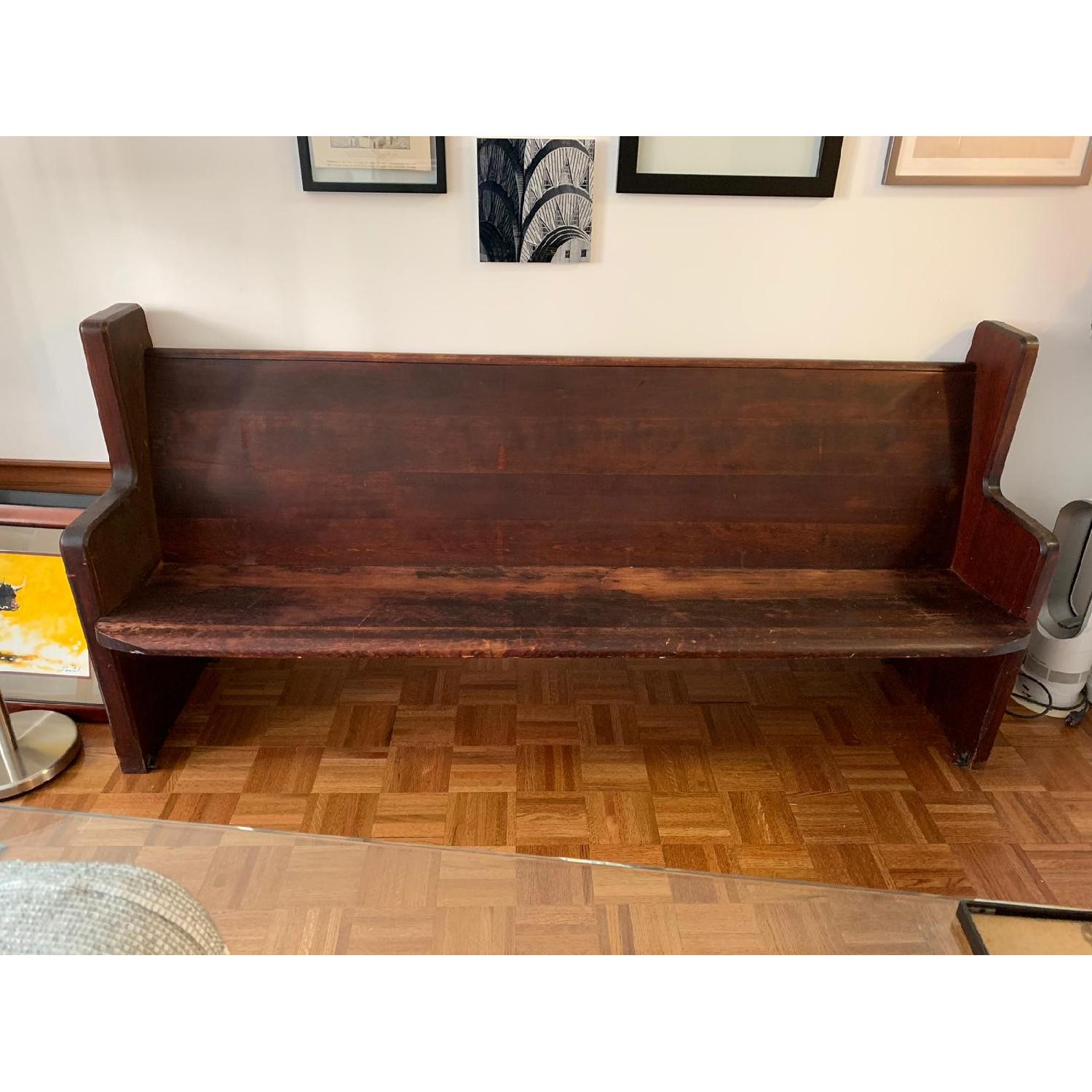 Antique Church Pew/Bench - image-4