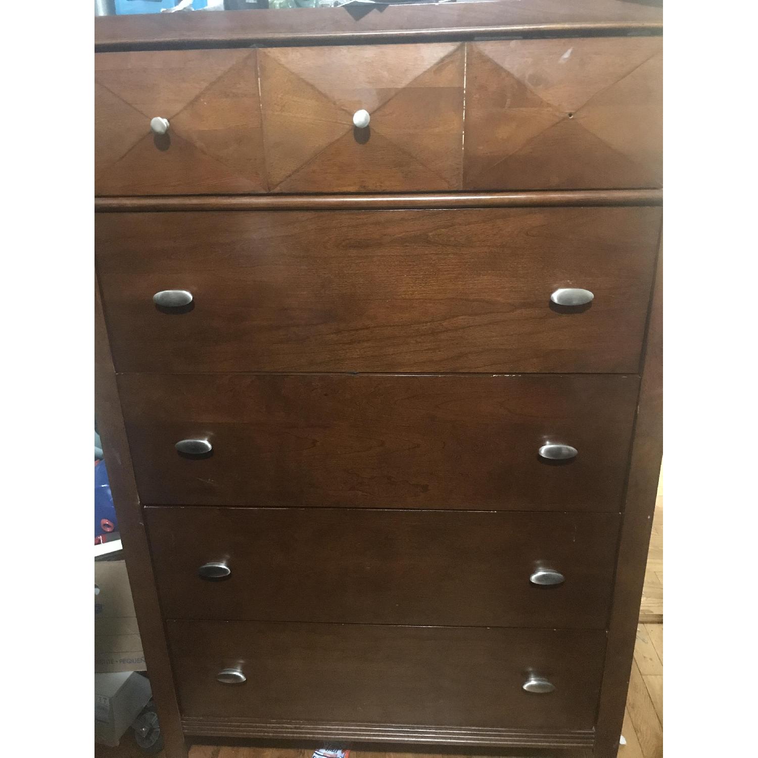 5-Drawer Chest in Dark Brown - image-1