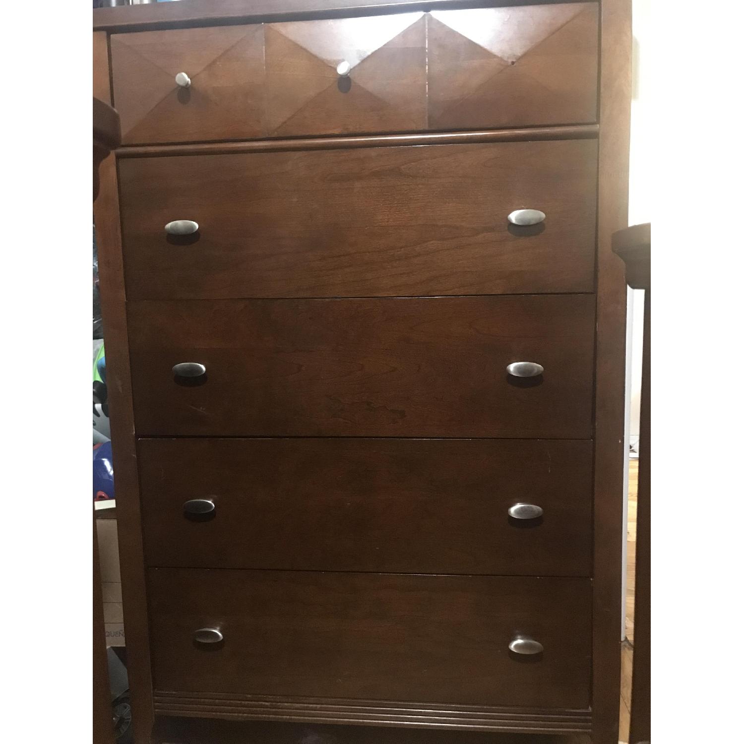 5-Drawer Chest in Dark Brown - image-2