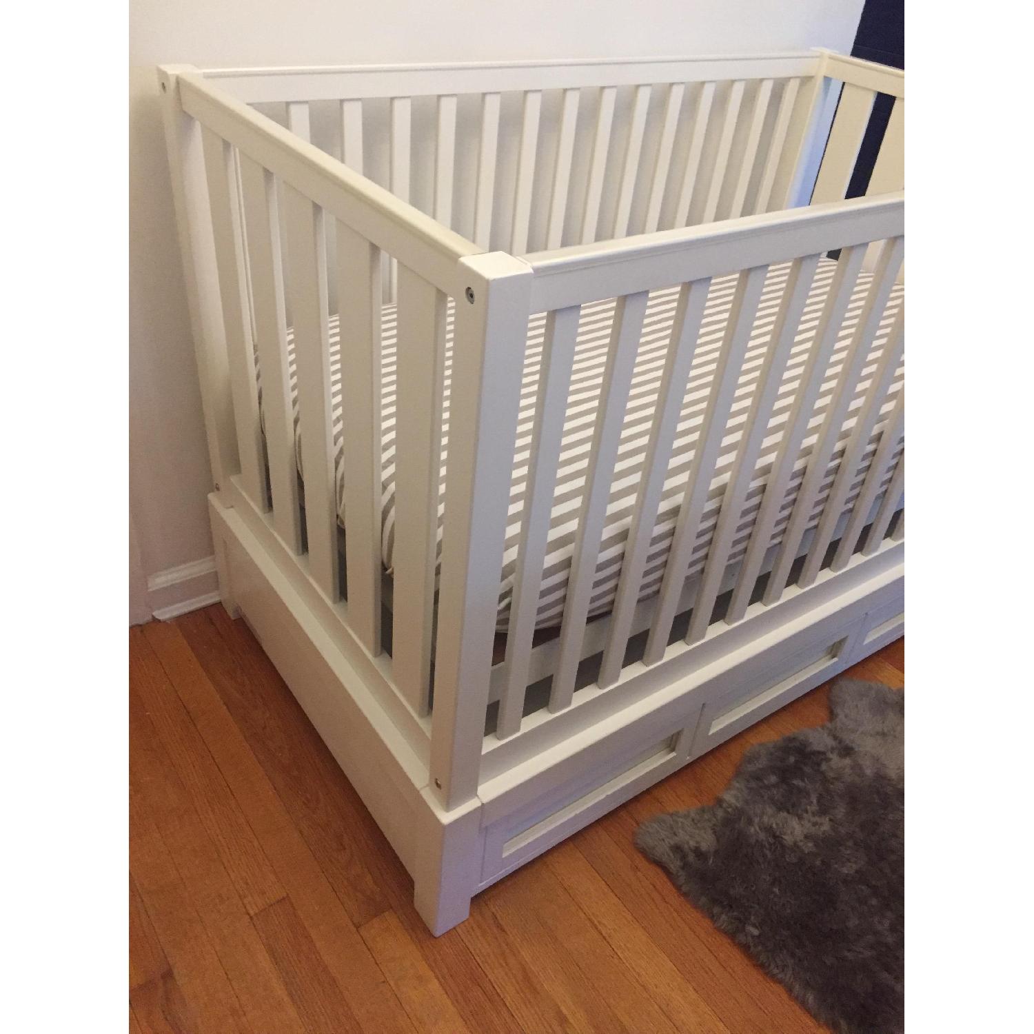 Pottery Barn Kids Skylar Crib w/ Toddler Bed - image-2