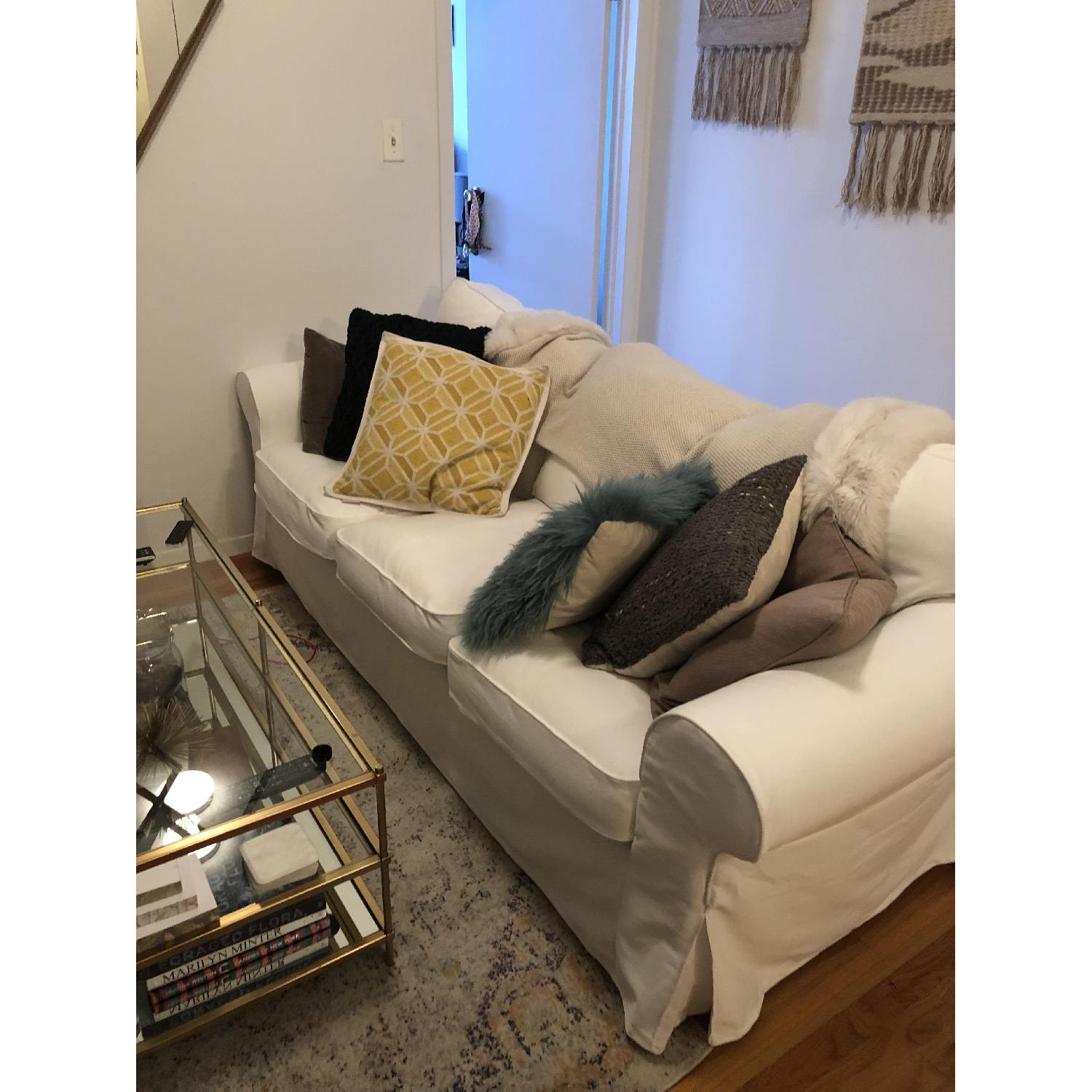 Ikea Ektorp White Sofa - image-1