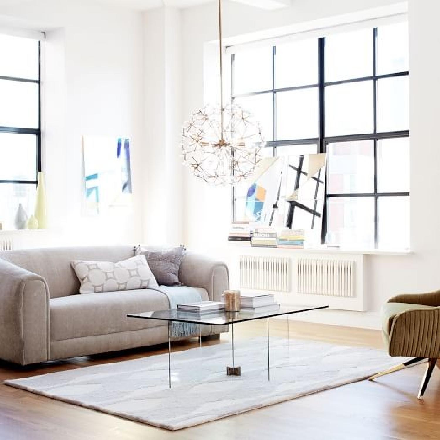 West Elm Cosima Glass Coffee Table - image-1