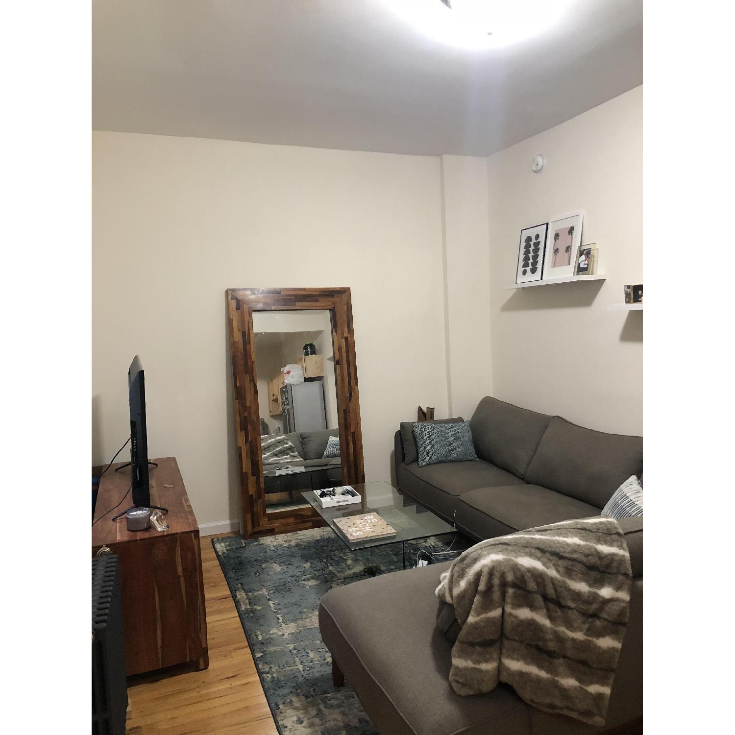 West Elm Cosima Glass Coffee Table - image-3