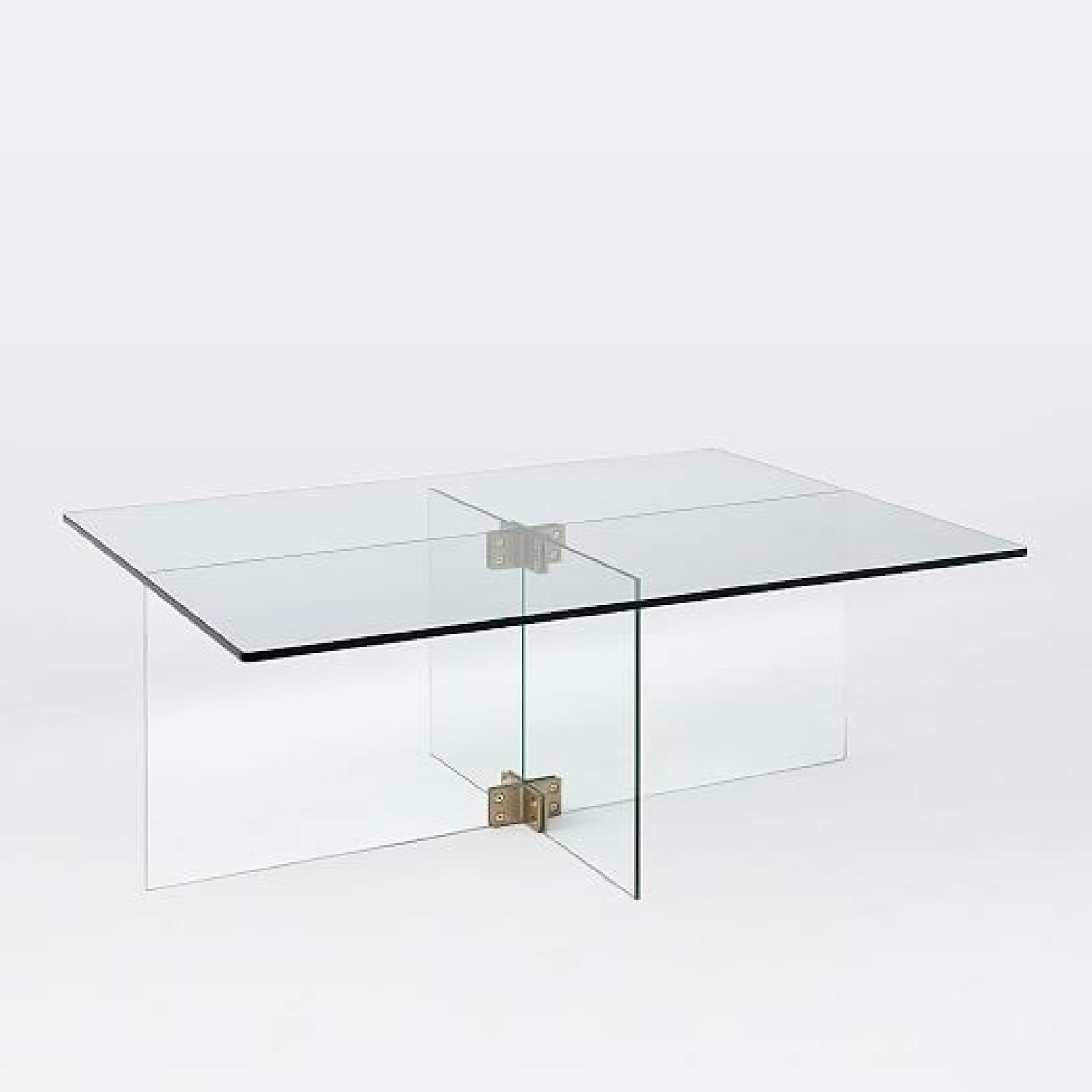 West Elm Cosima Glass Coffee Table - image-4