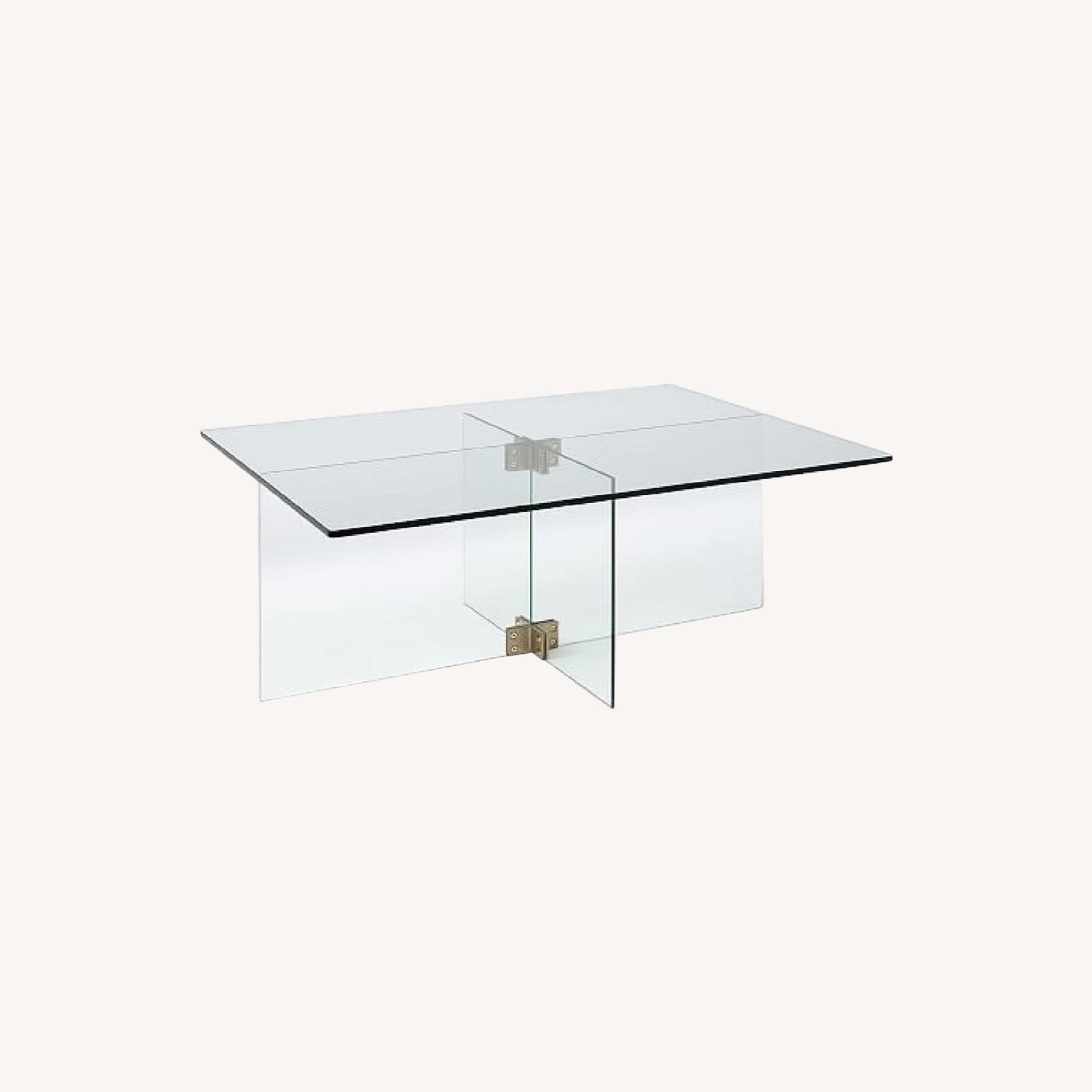 West Elm Cosima Glass Coffee Table - image-0