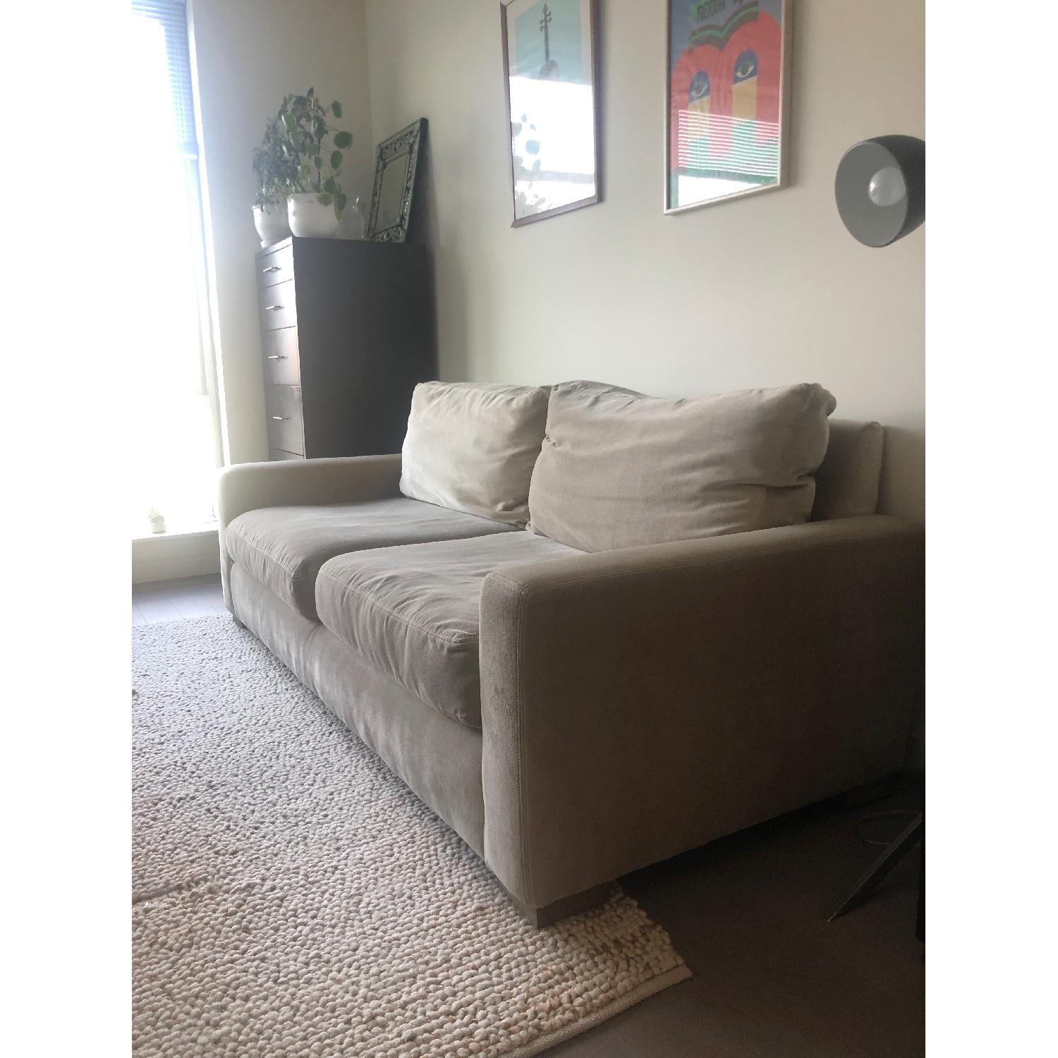 Restoration Hardware Maxwell Taupe Sofa - image-1