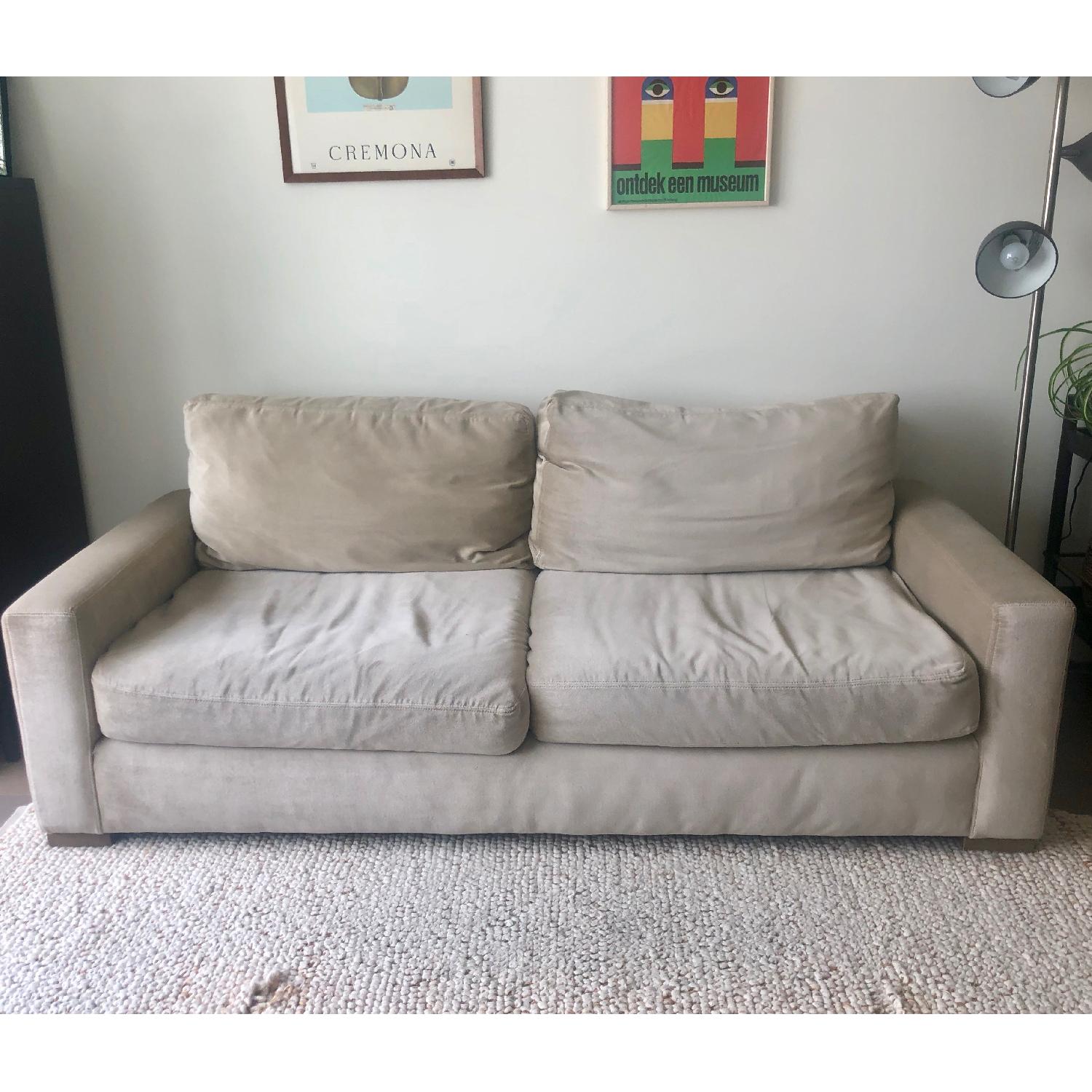 Restoration Hardware Maxwell Taupe Sofa - image-3