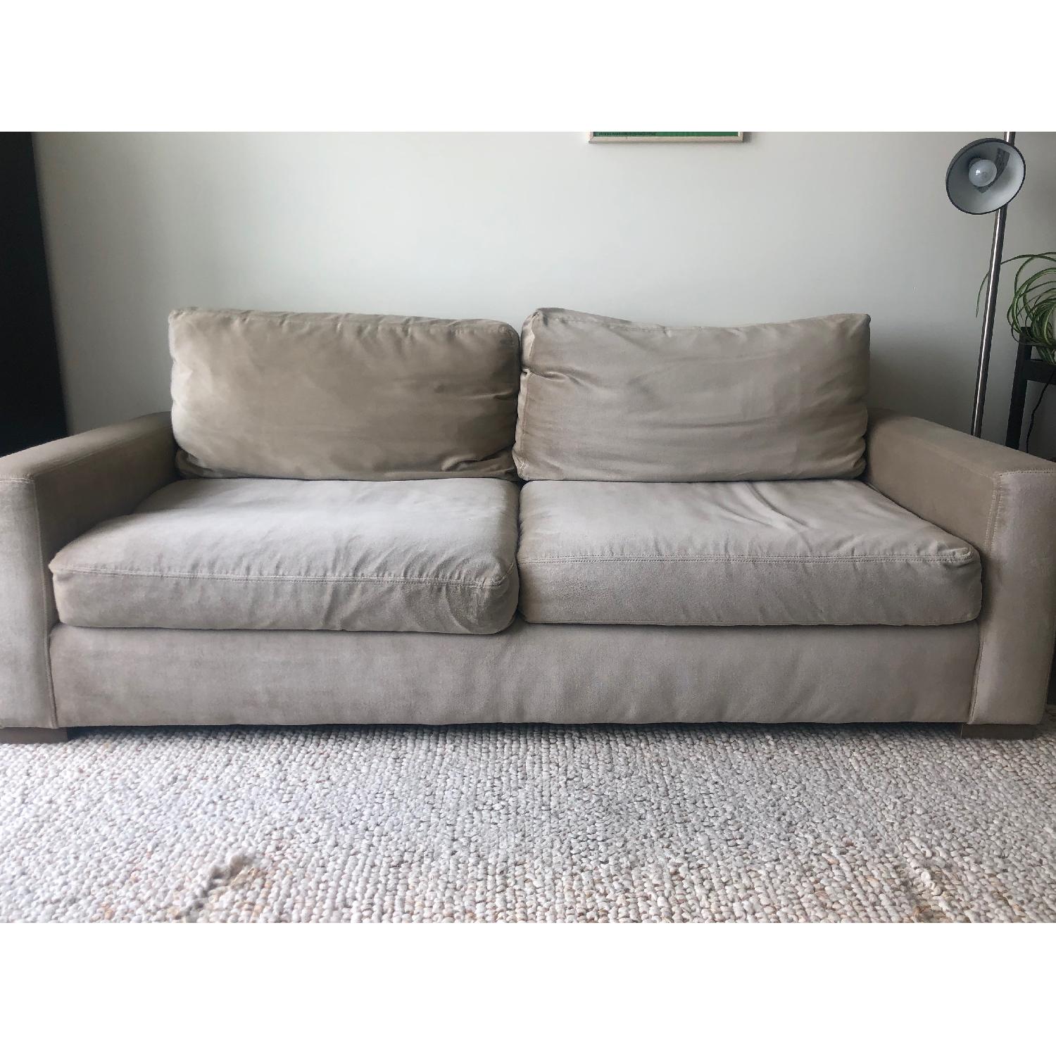 Restoration Hardware Maxwell Taupe Sofa - image-4