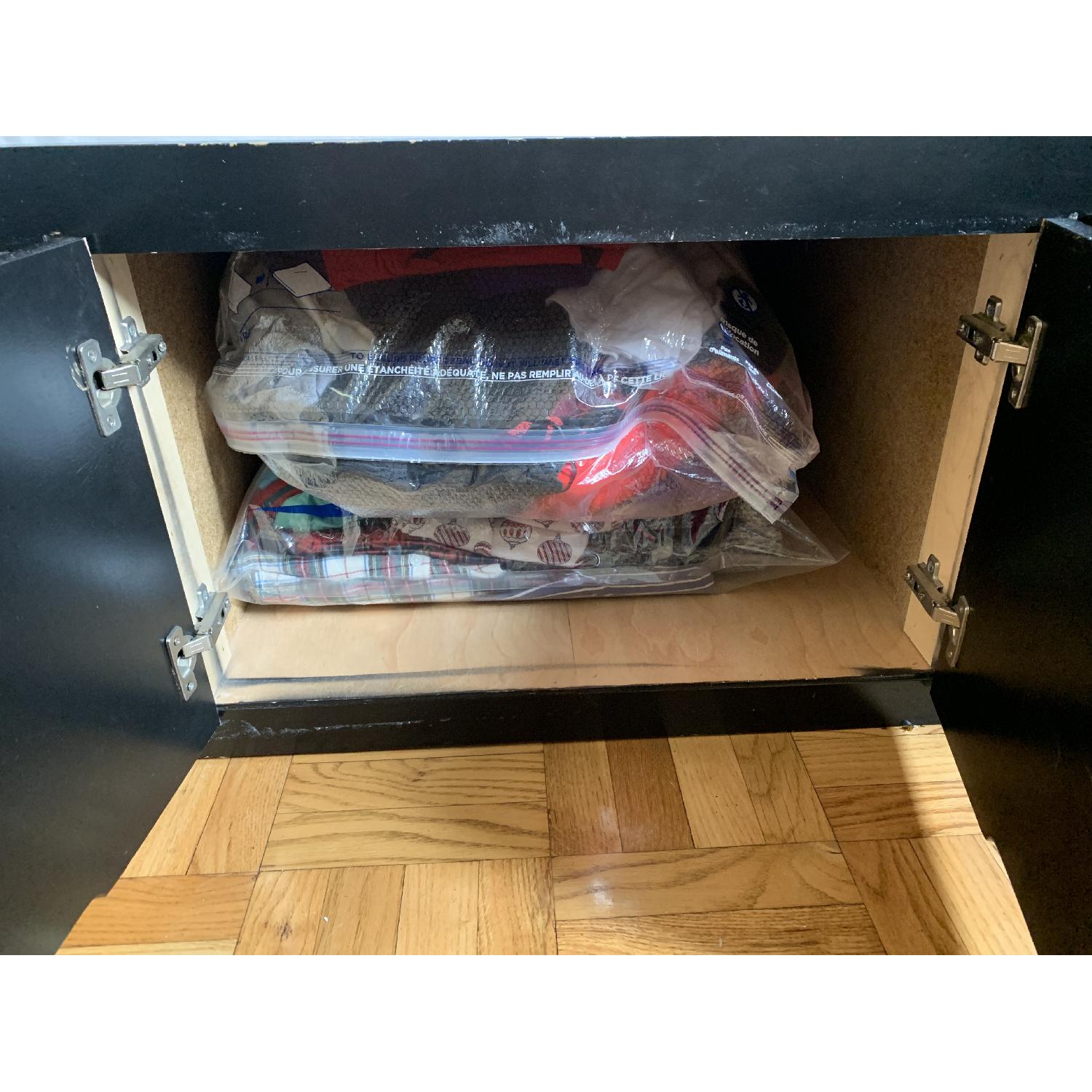 Gothic Cabinet Craft Queen Storage Bed w/ Headboard - image-7