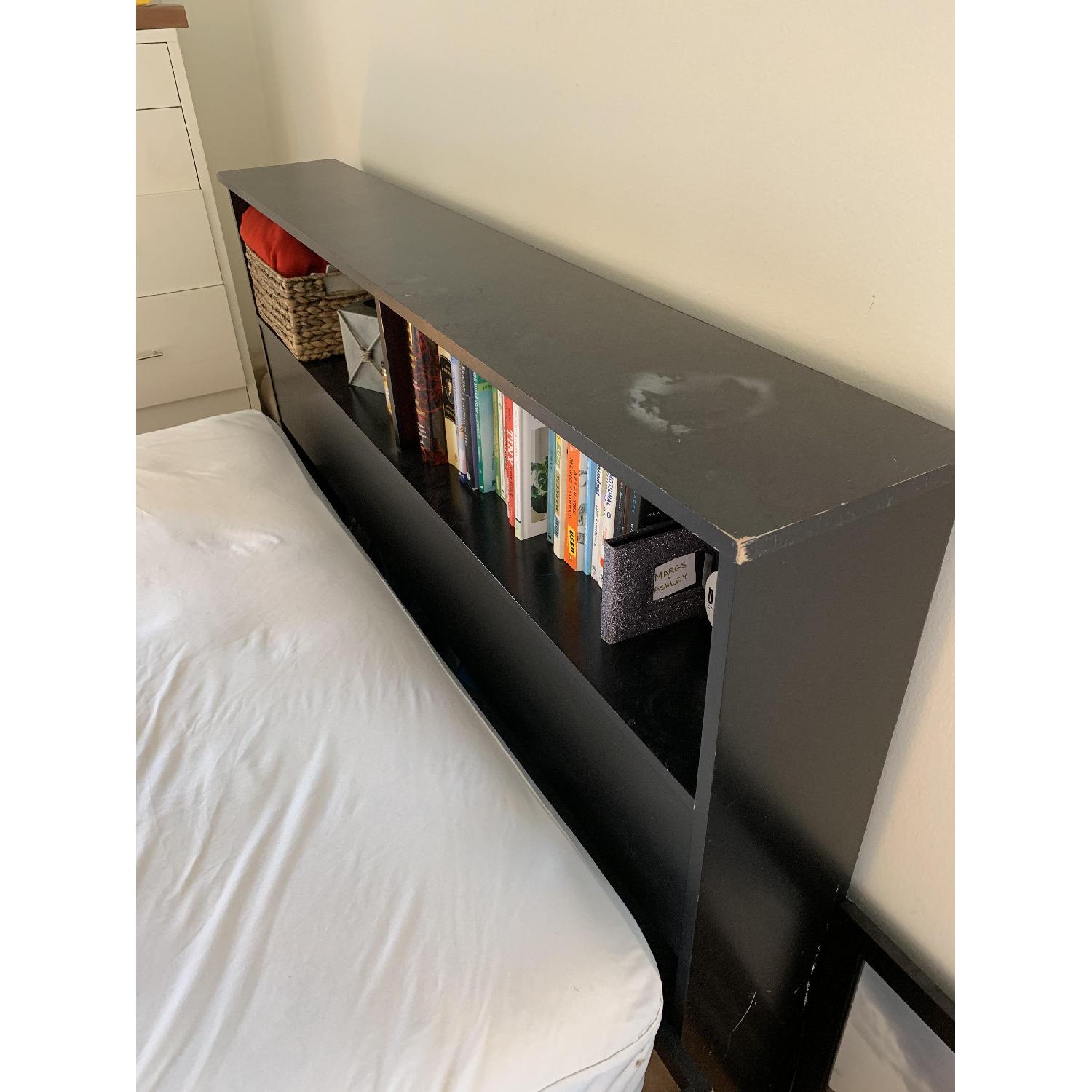 Gothic Cabinet Craft Queen Storage Bed w/ Headboard - image-8