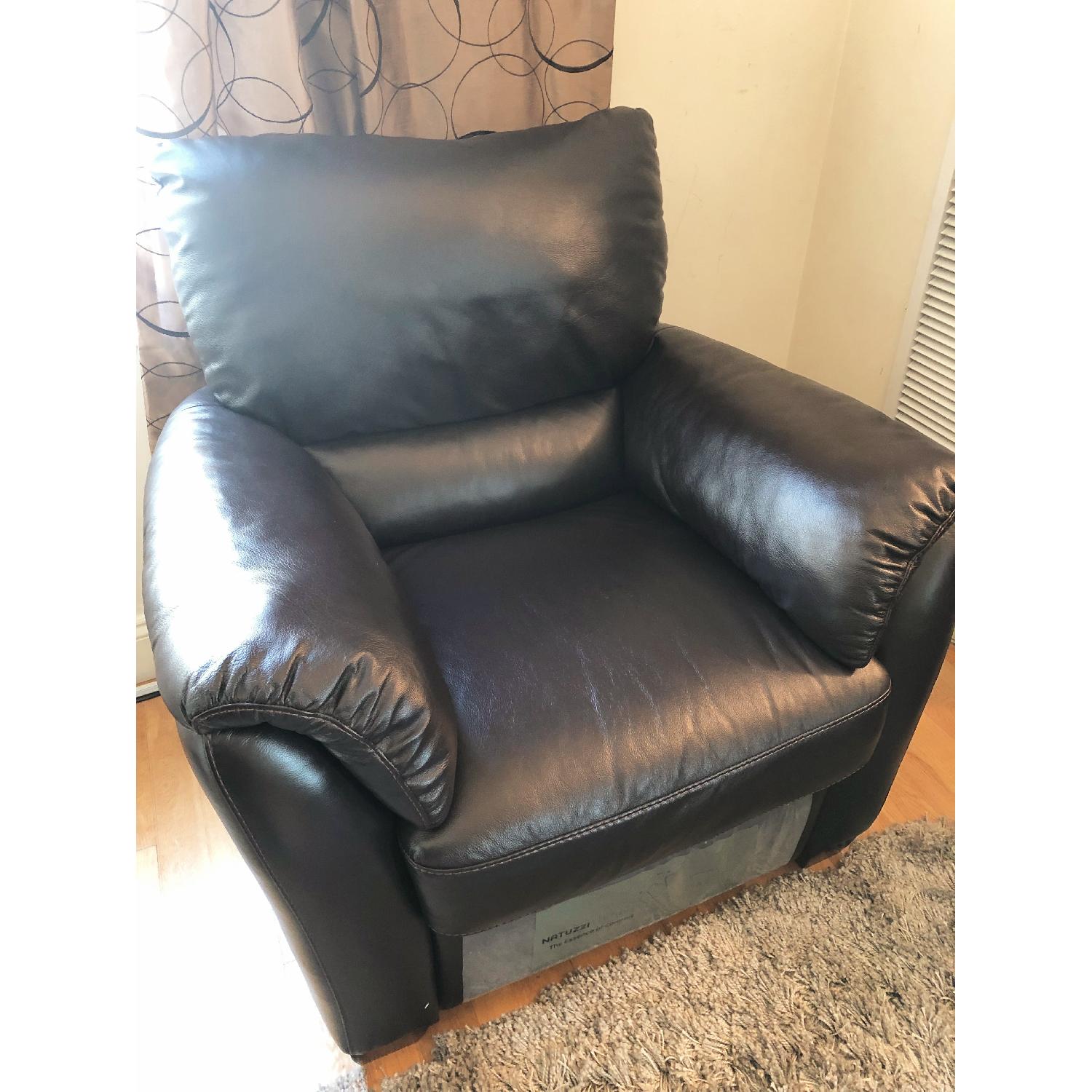Natuzzi Editions Donato Leather Power Recliner - image-2