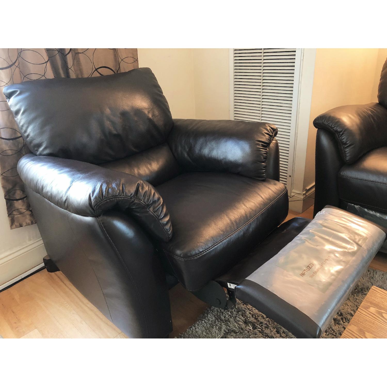Natuzzi Editions Donato Leather Power Recliner - image-3