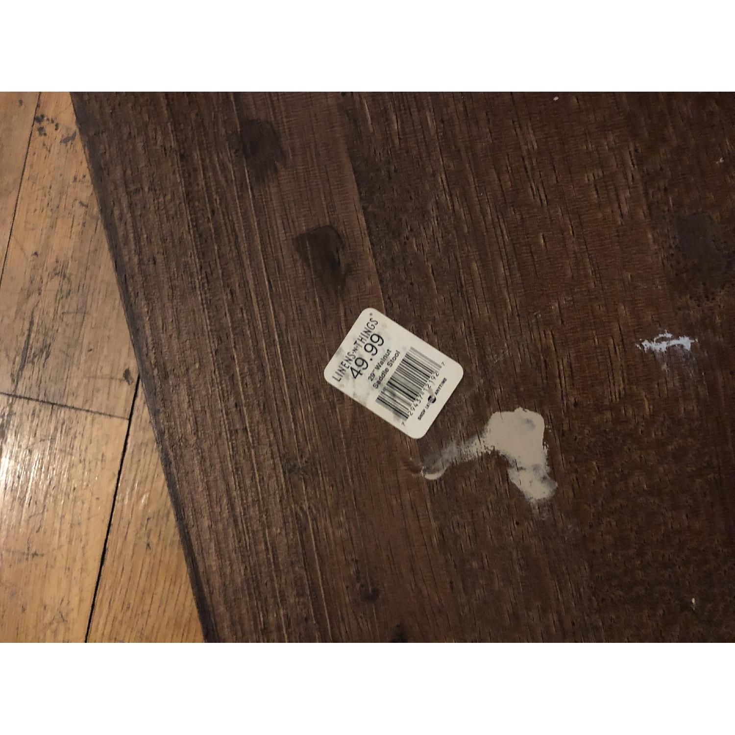 Linen N Things Modern Rustic Wooden Bar Stools - image-3