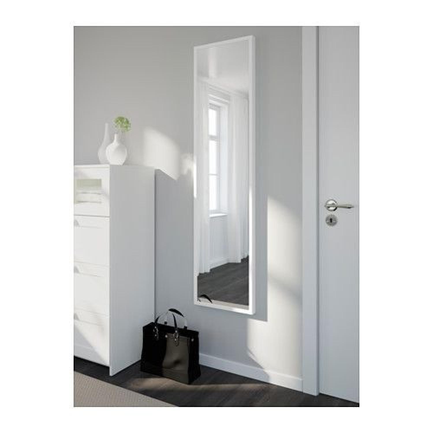 Ikea Stave Full Length White Mirror - image-1