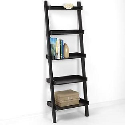 Used The Container Store Linea Leaning Bookcase for sale on AptDeco