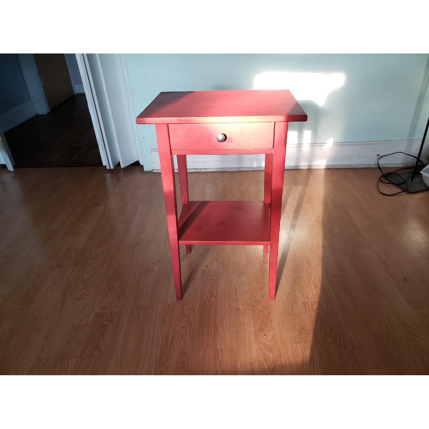 Ikea Cherry Red Side Table - image-2