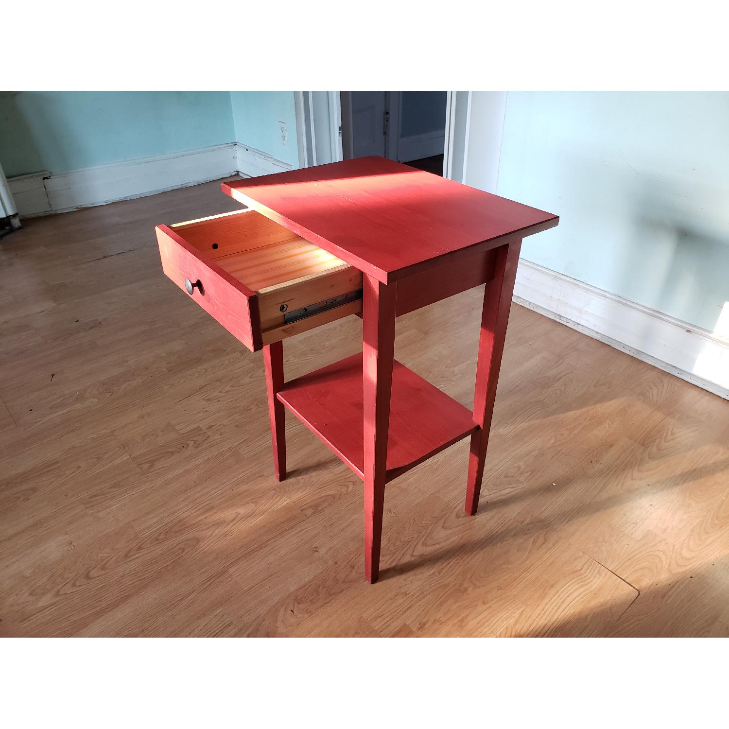 Ikea Cherry Red Side Table - image-3