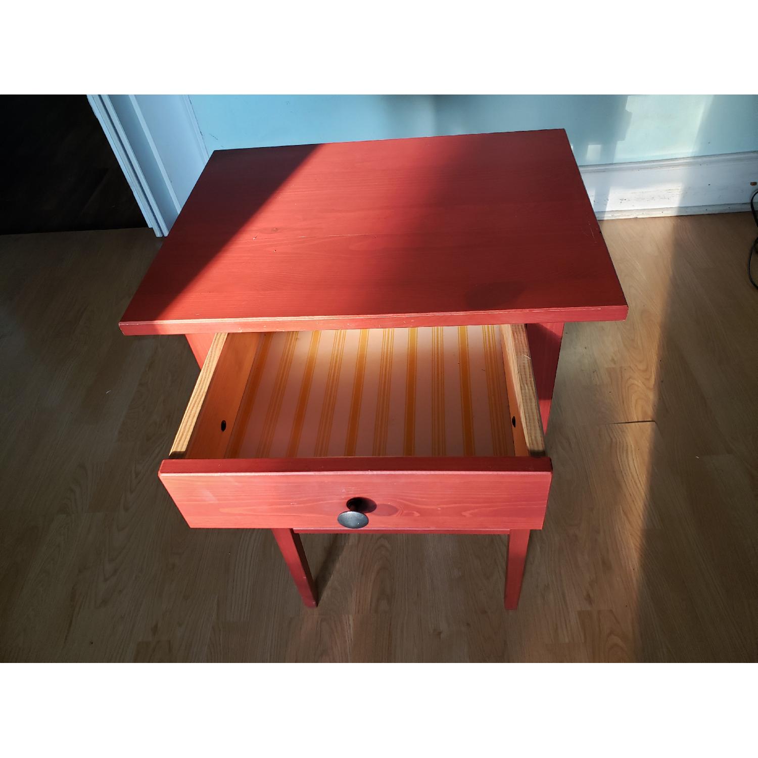 Ikea Cherry Red Side Table - image-4