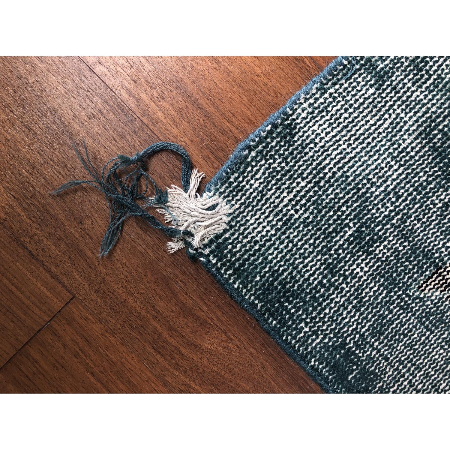 West Elm Caspian Rug in Overdyed Green - image-5