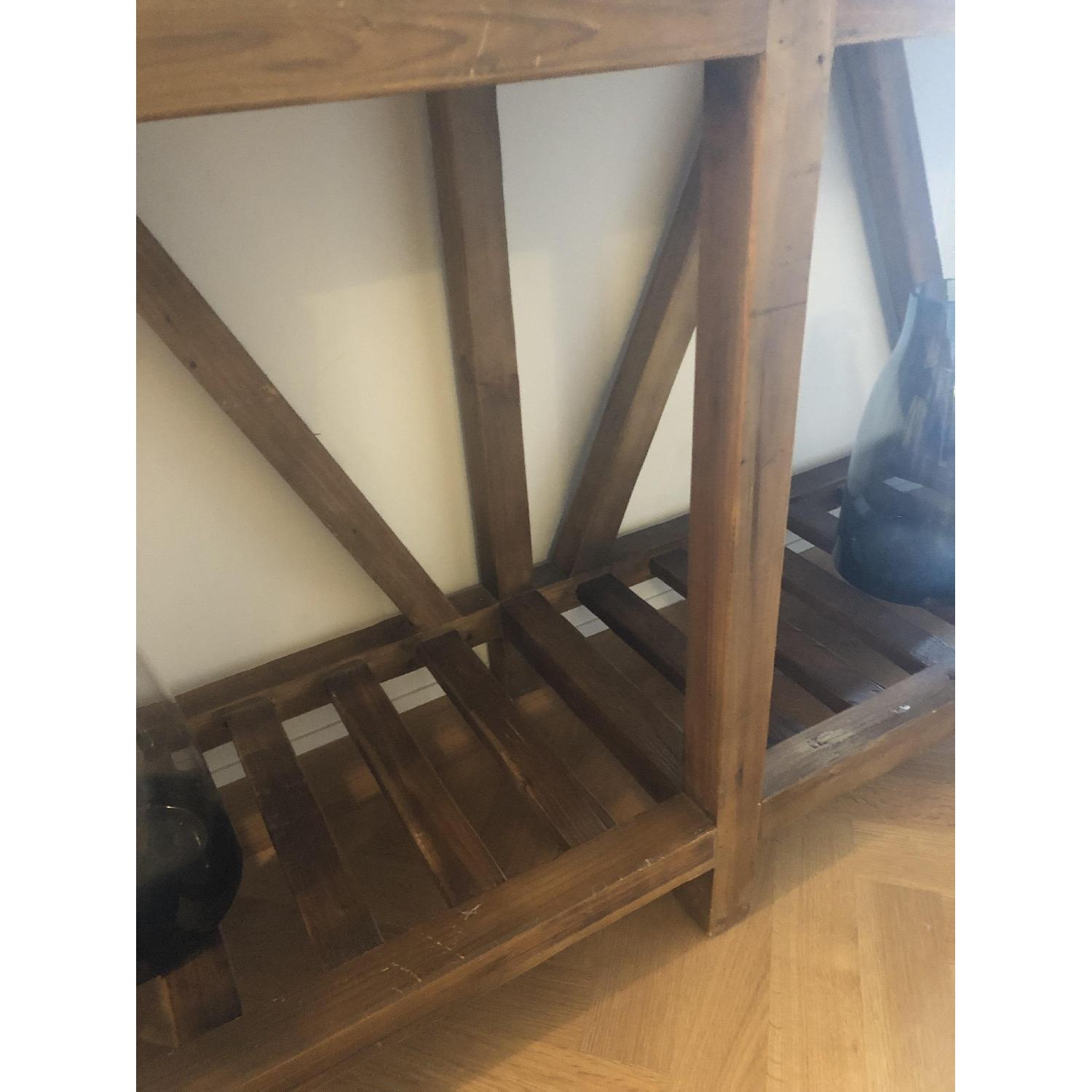 Crate & Barrel Bluestone Console Table - image-4