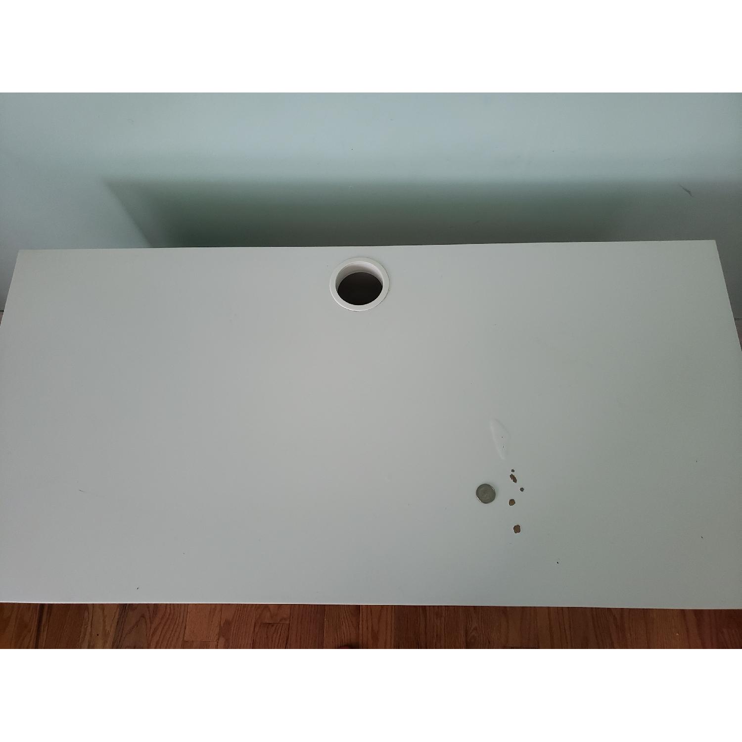 Ikea Micke White Desk w/ Drawers - image-2