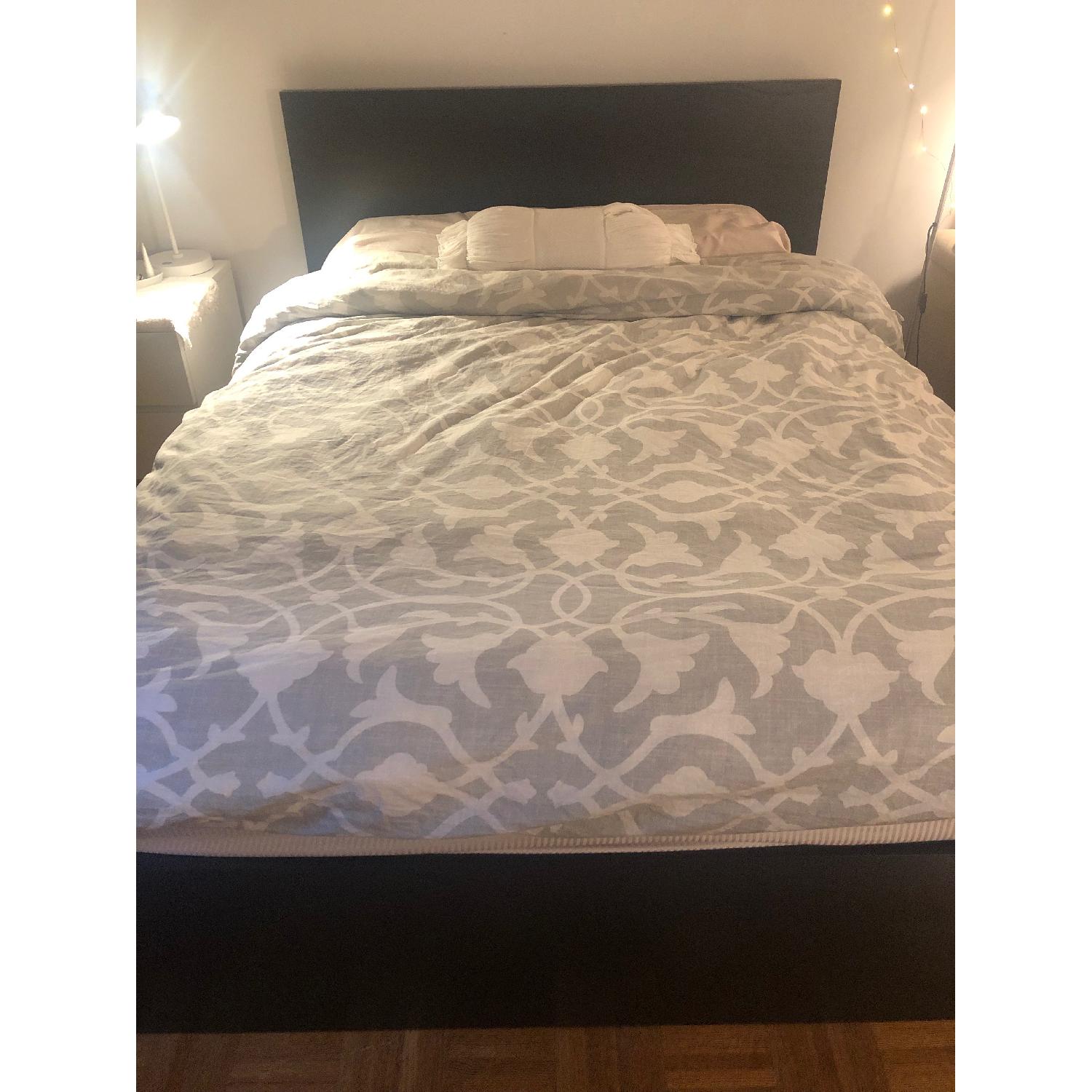 Ikea Malm Full Bed Frame w/ Slatted Bed Base & 2 Drawers AptDeco