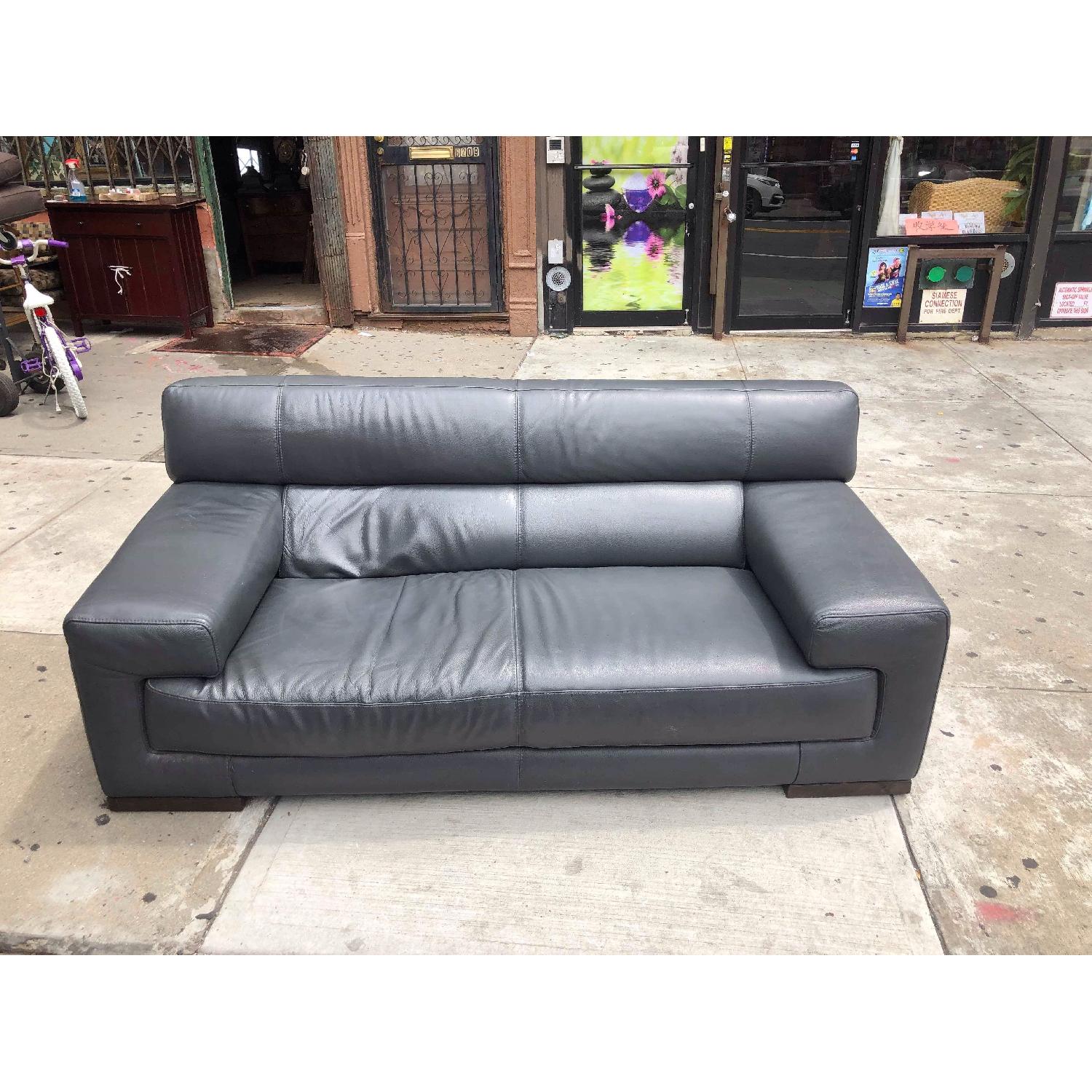 Natuzzi Editions Leather Sofa - image-2